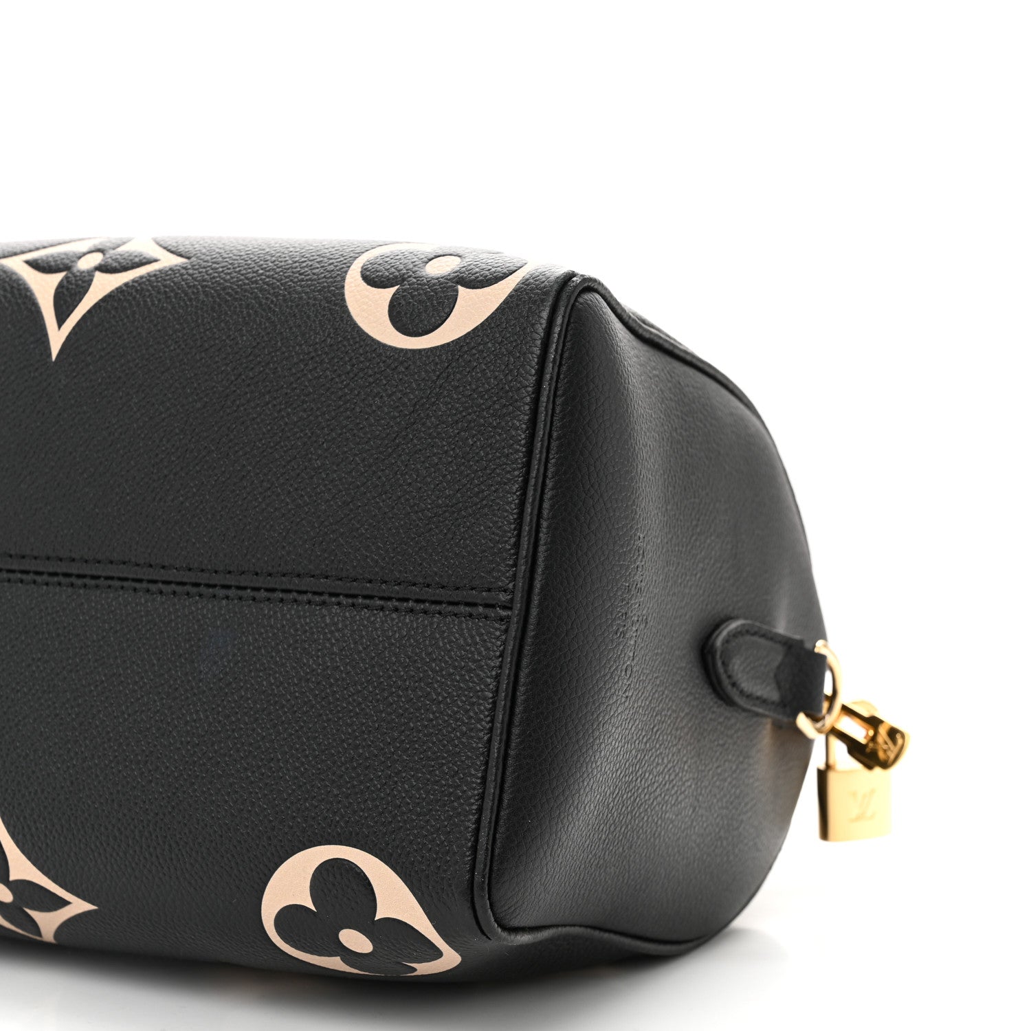 Empreinte Monogram Giant Speedy Bandouliere 25 Black Beige