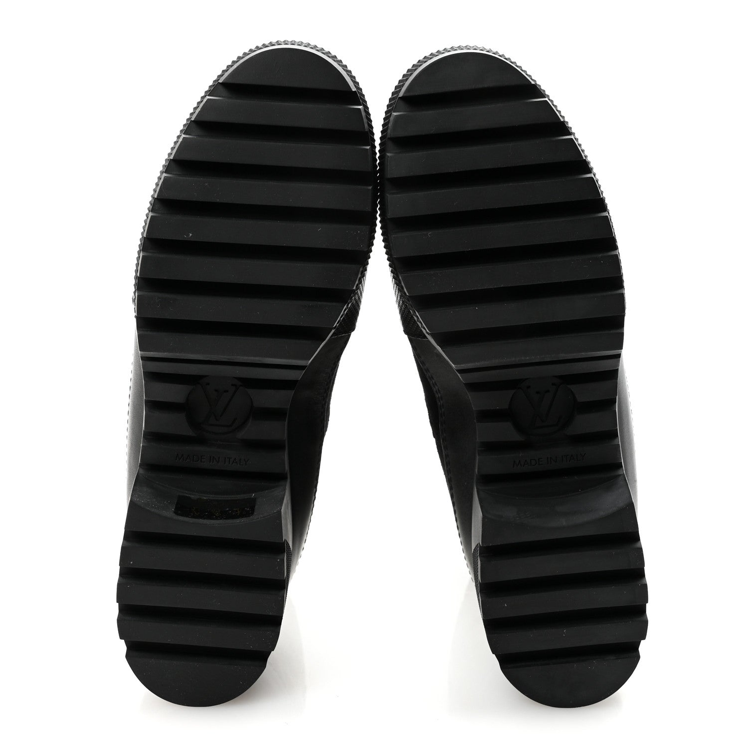 Suede Monogram Laureate Platform Desert Boots 37 Kaki Black