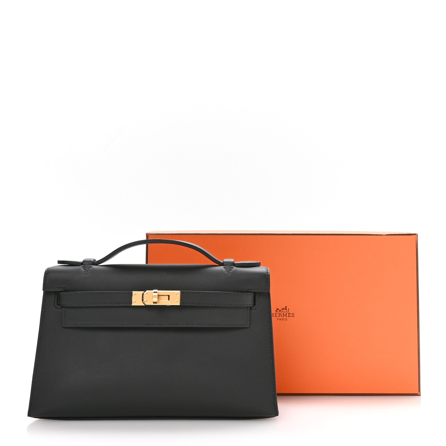 Swift Kelly Pochette Clutch Black
