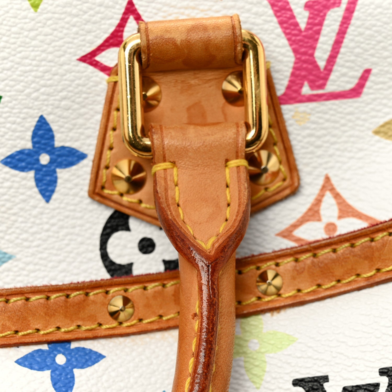 Monogram Multicolor Trouville White
