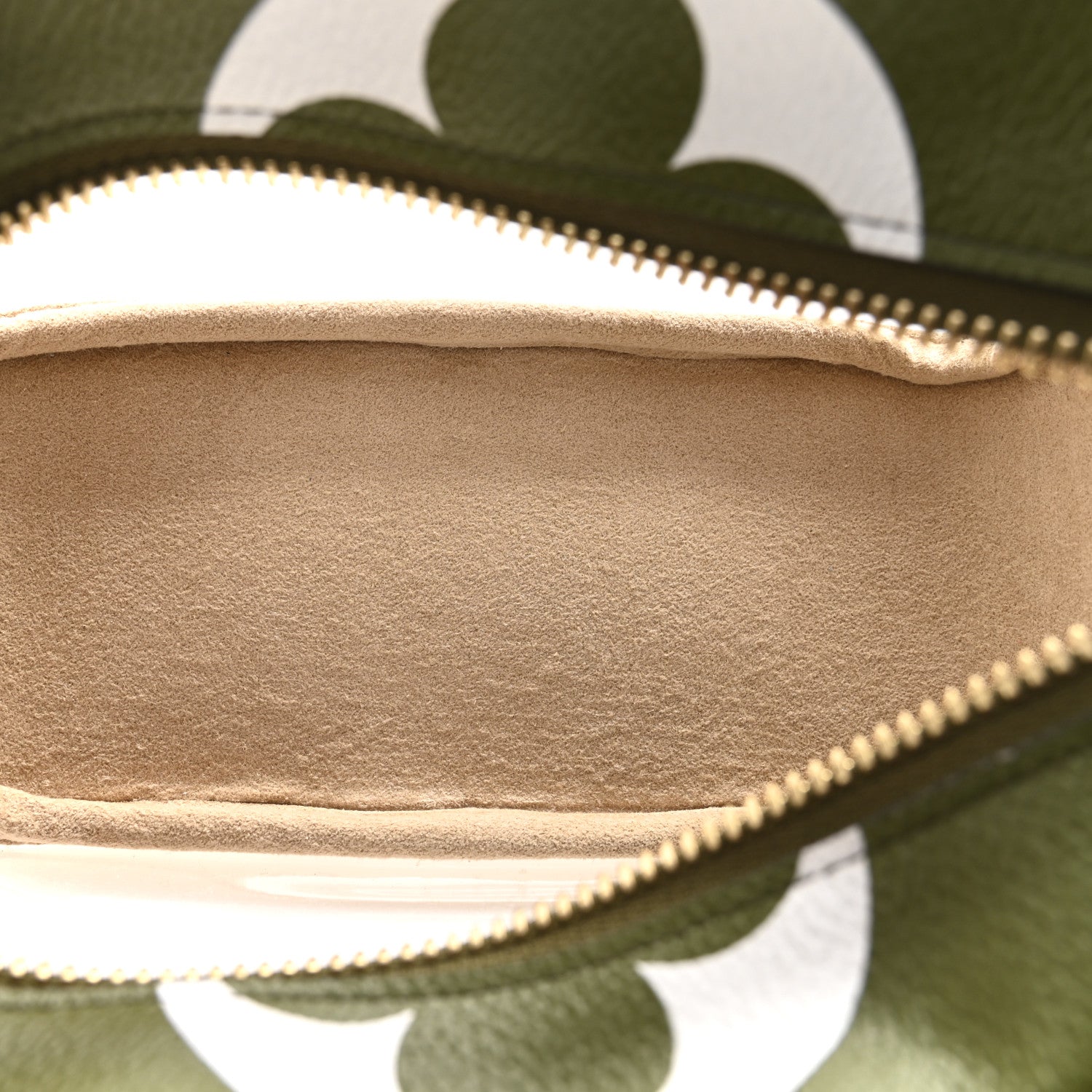 Monogram Giant Beach Pouch Kaki
