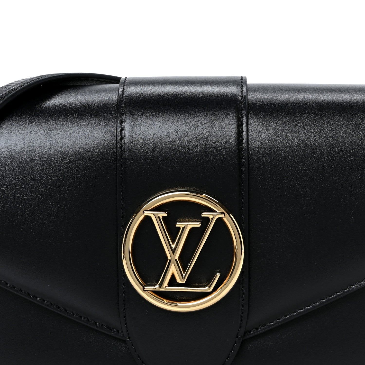 Smooth Calfskin LV Pont 9 Black