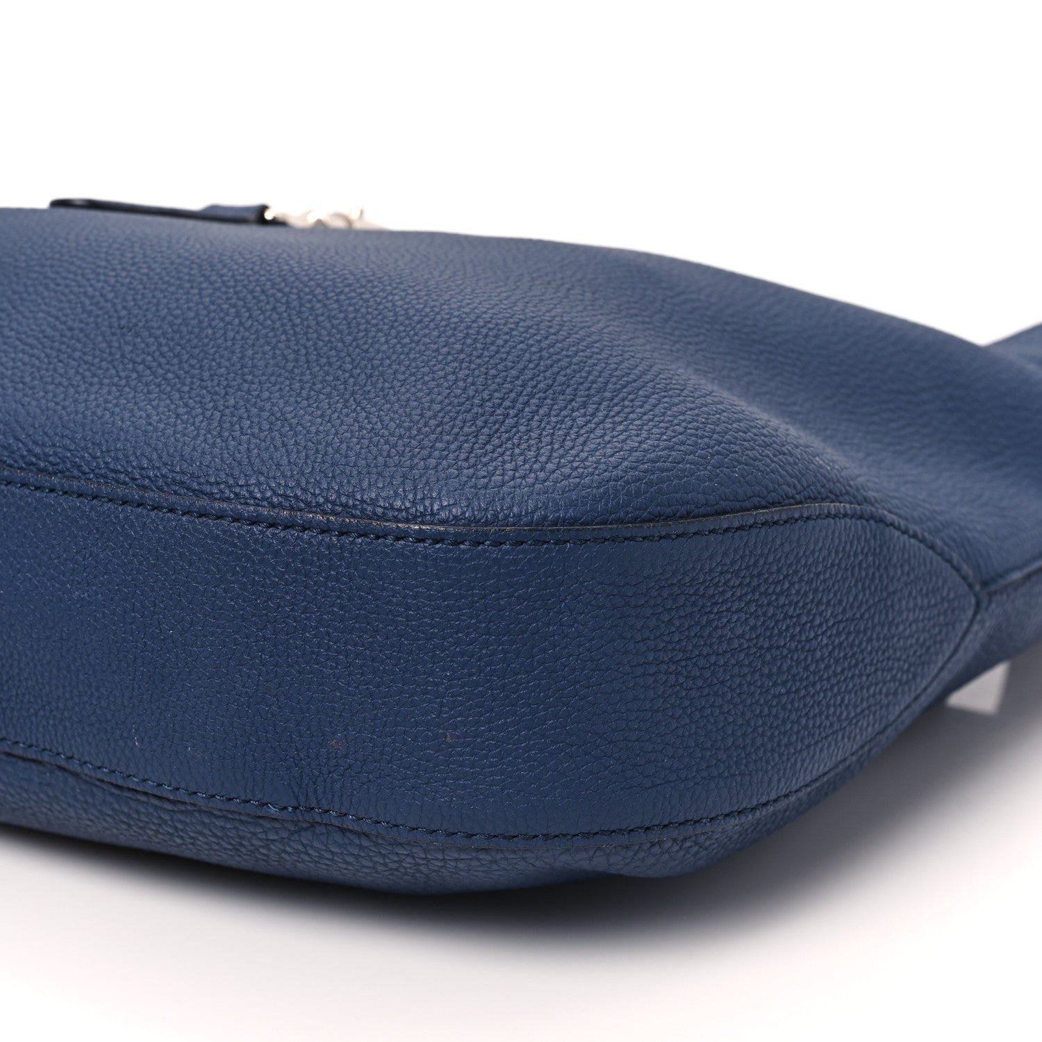 Soft Grained Calfskin Large Jackie Hobo Classic Blue Marine