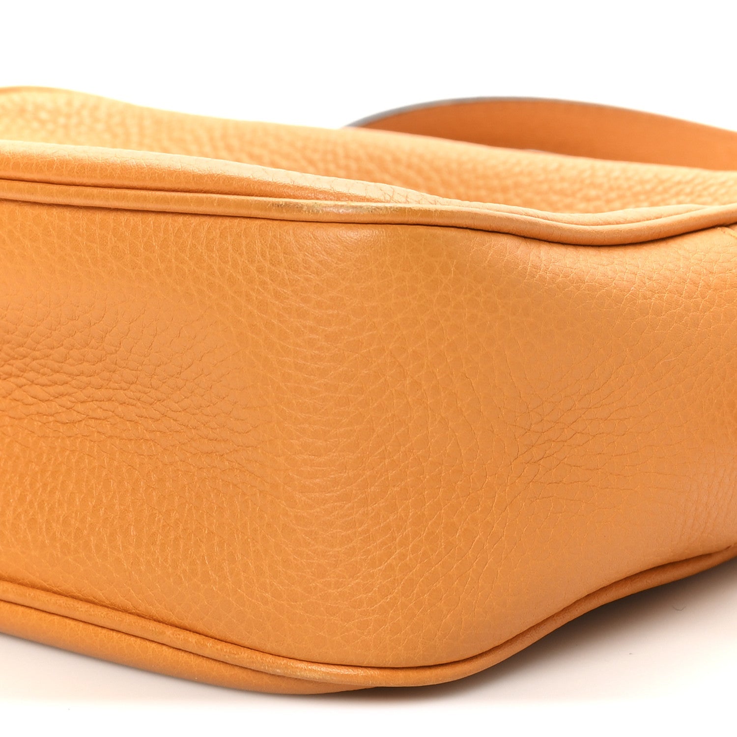 Pebbled Calfskin Small Soho Disco Bag Curcuma