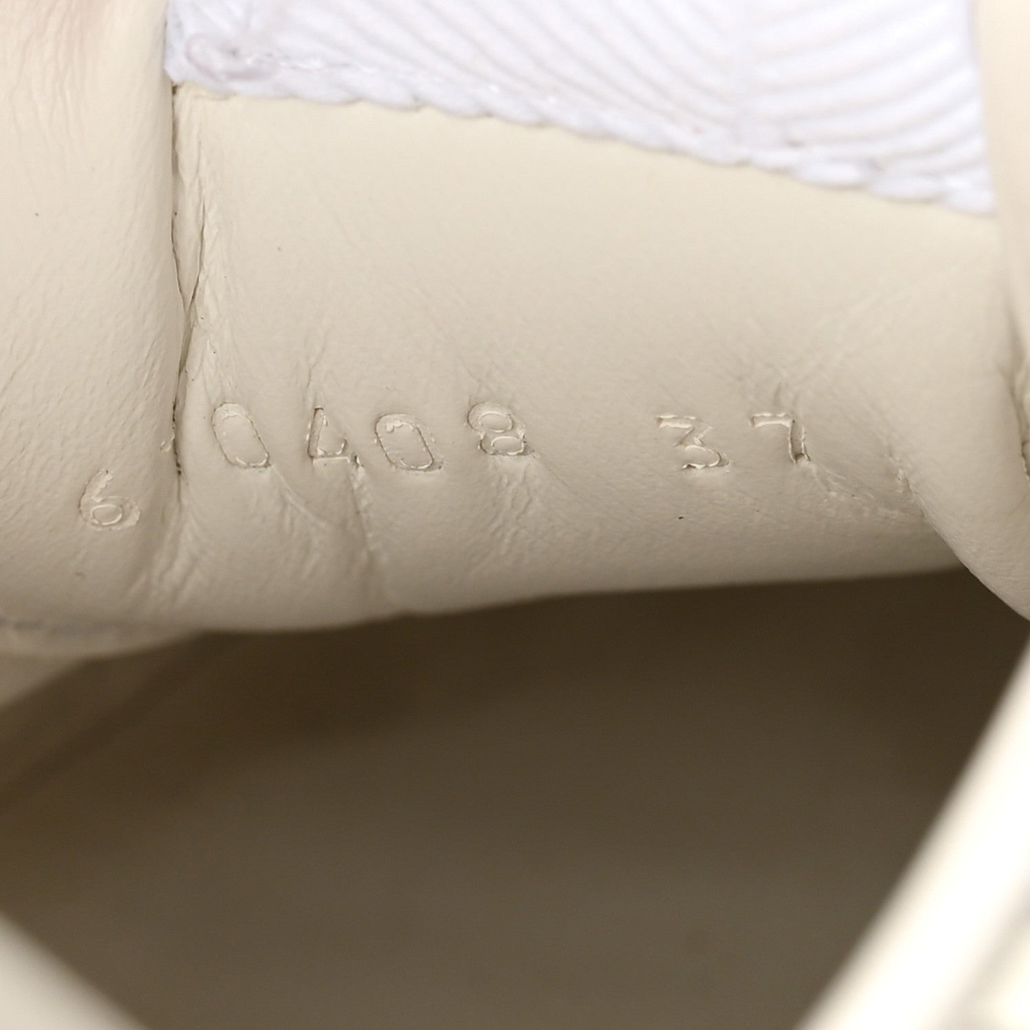 Calfskin GG Tennis Embossed Perforated Womens Platform 55mm Sneakers 37 Great White