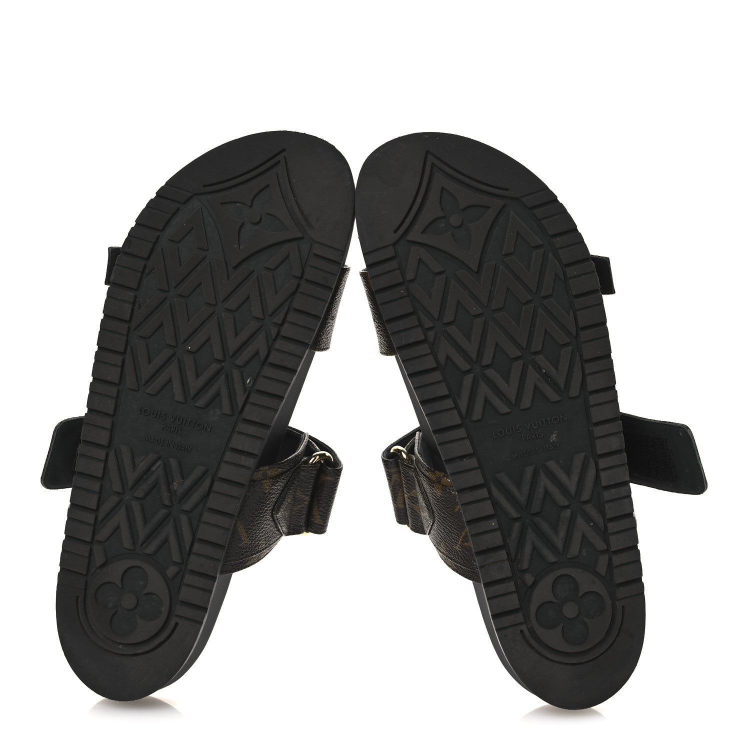 Monogram Bom Dia Mule Sandals 39 Black