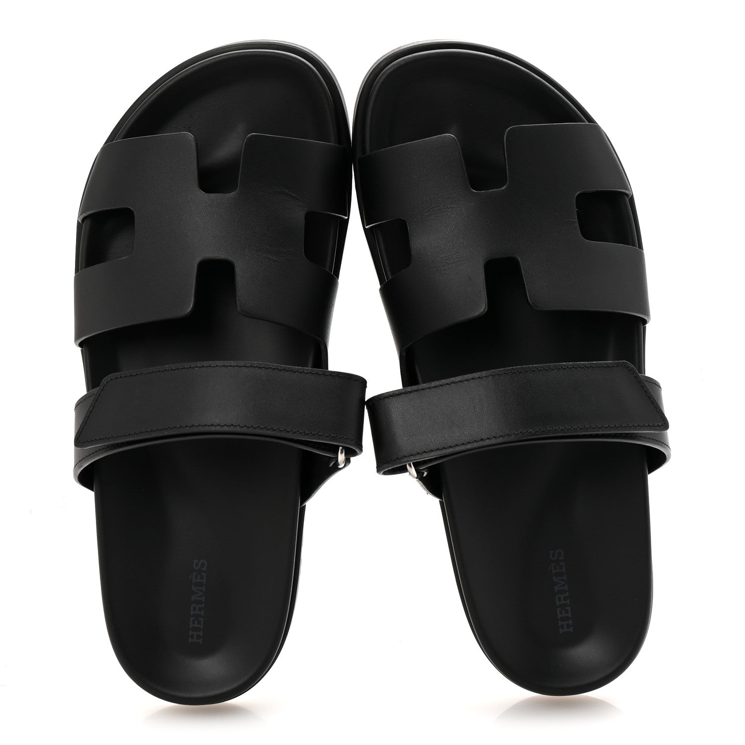 Calfskin Womens Chypre Sandals 40 Black