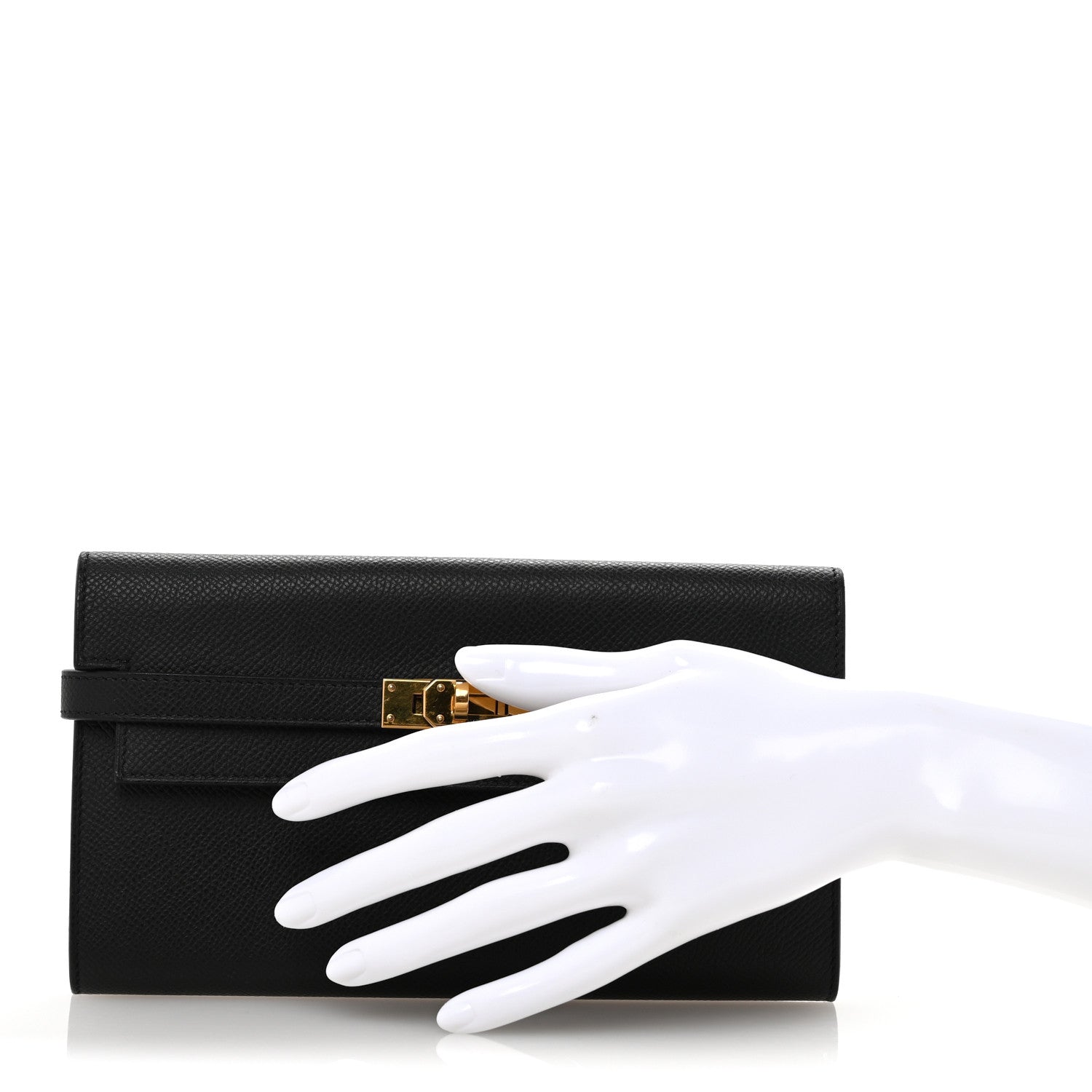 Epsom Kelly Longue Wallet Black