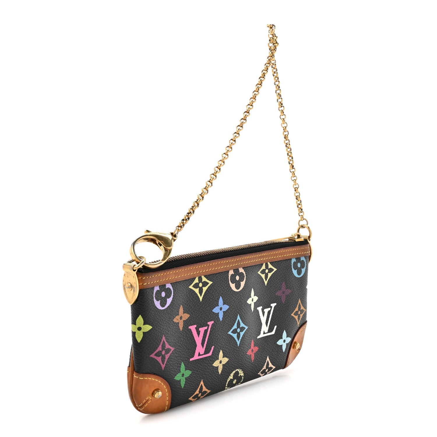 Monogram Multicolor Pochette Milla MM Black