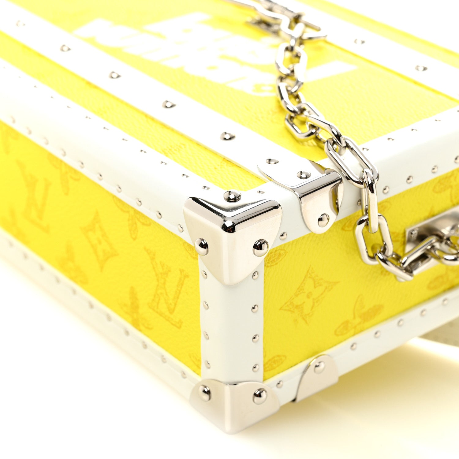 Vintage Monogram Everyday LV Clutch Trunk Jaune
