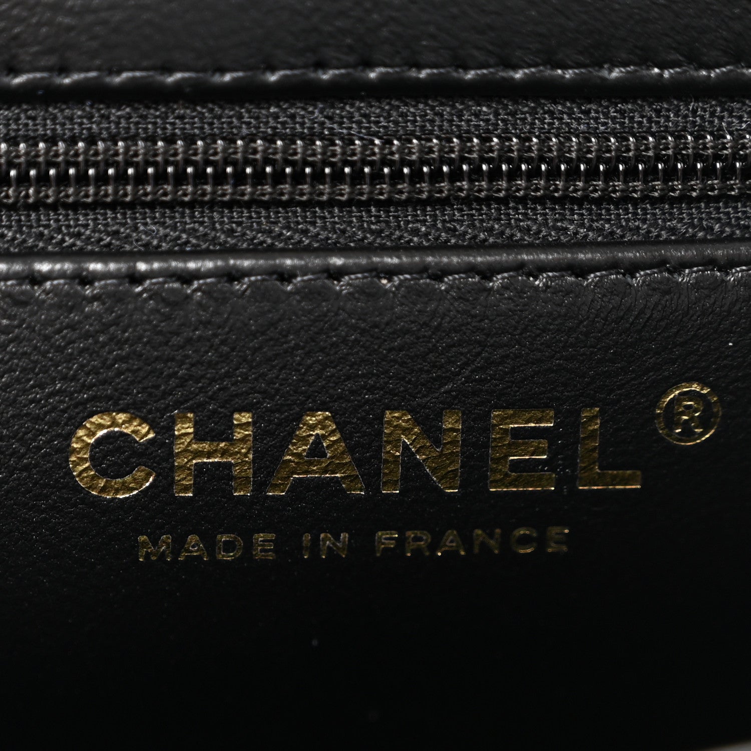 Shiny Aged Calfskin Quilted Nano Kelly Shopper Black