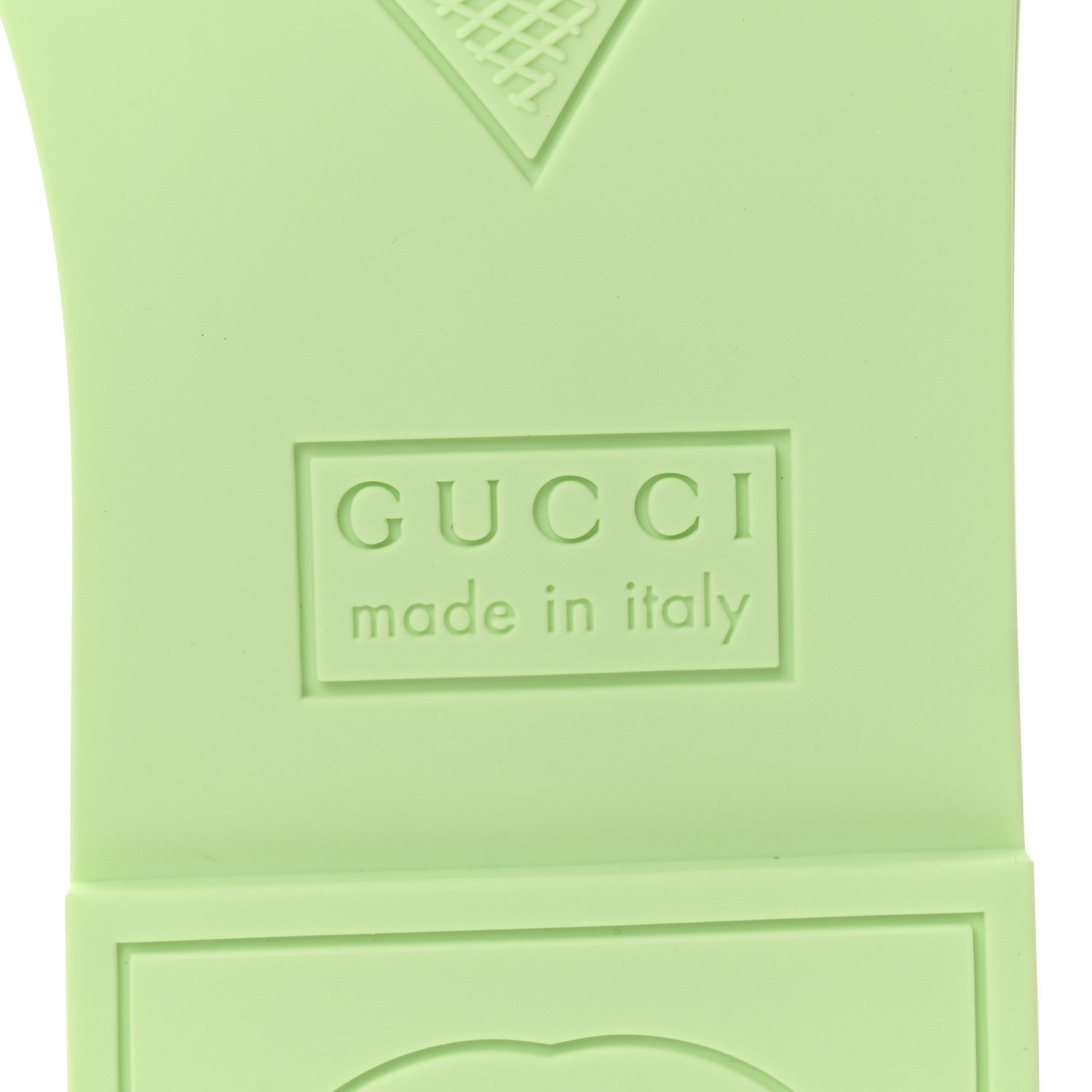 Rubber Interlocking G Womens Slide Sandals 37 Oscar Water