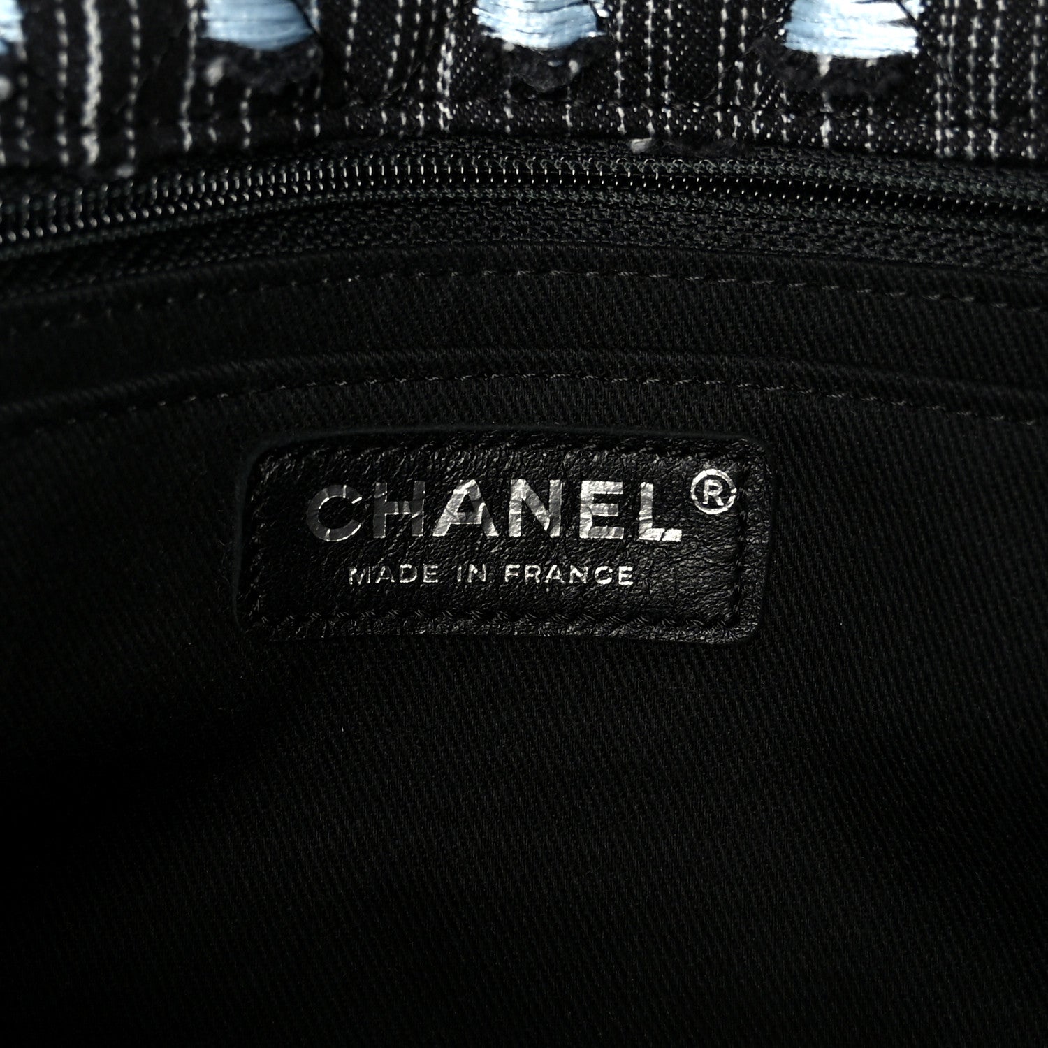 Denim Woven Medium Flap Light Blue