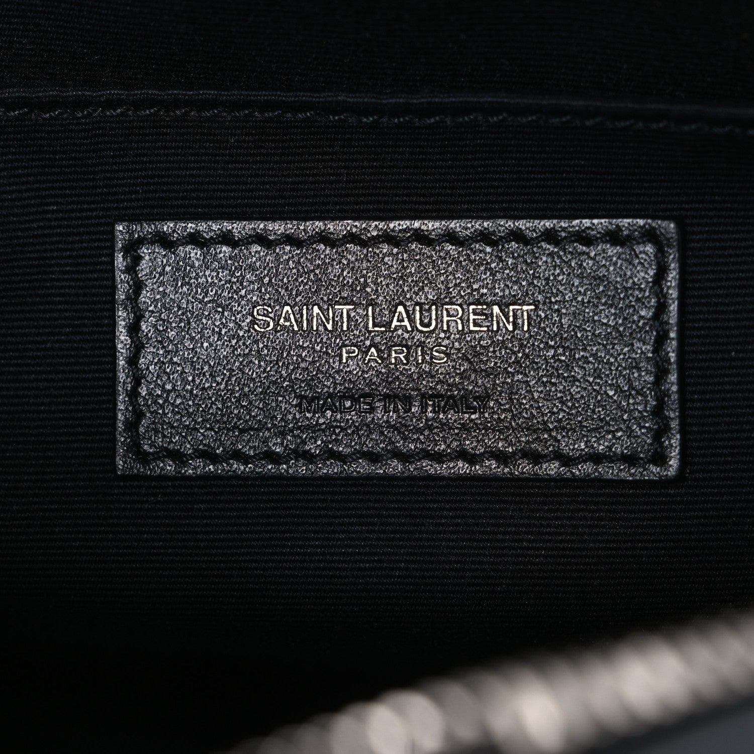 Calfskin Matelasse Monogram Lou Camera Bag Black