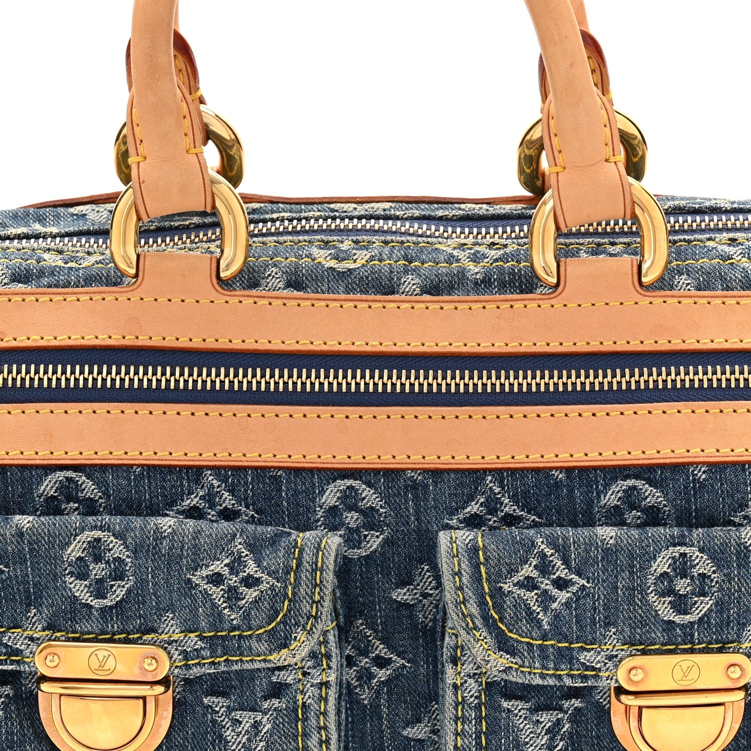 Monogram Denim Neo Speedy Blue