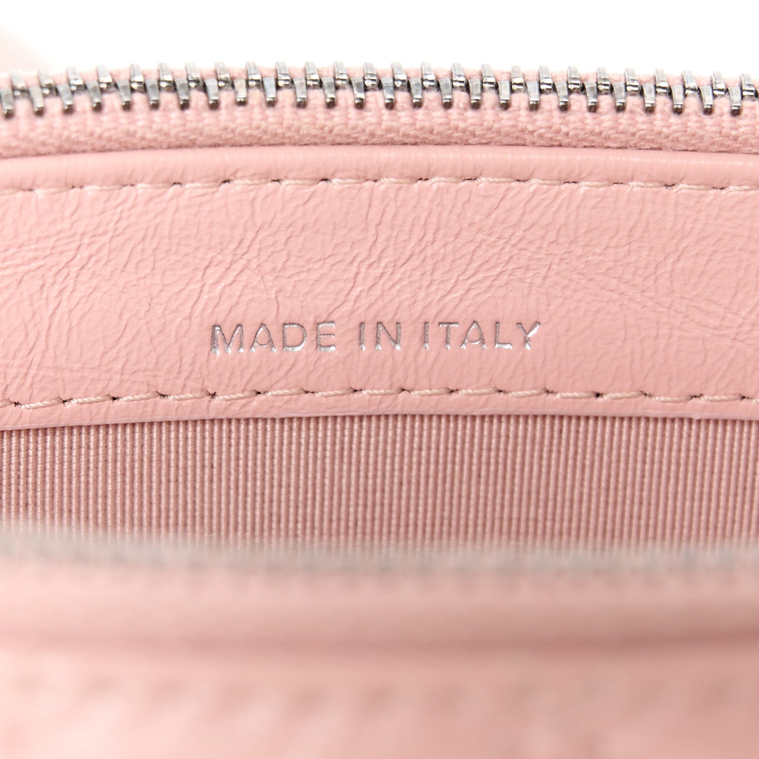 Aged Calfskin Quilted Small Gabrielle Clutch With Chain Light Pink
