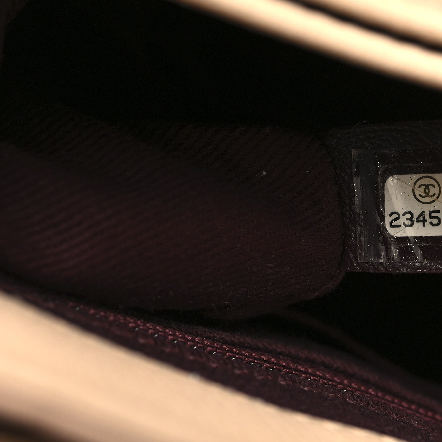 Grained Calfskin Mini Neo Executive Shopper Tote Light Beige