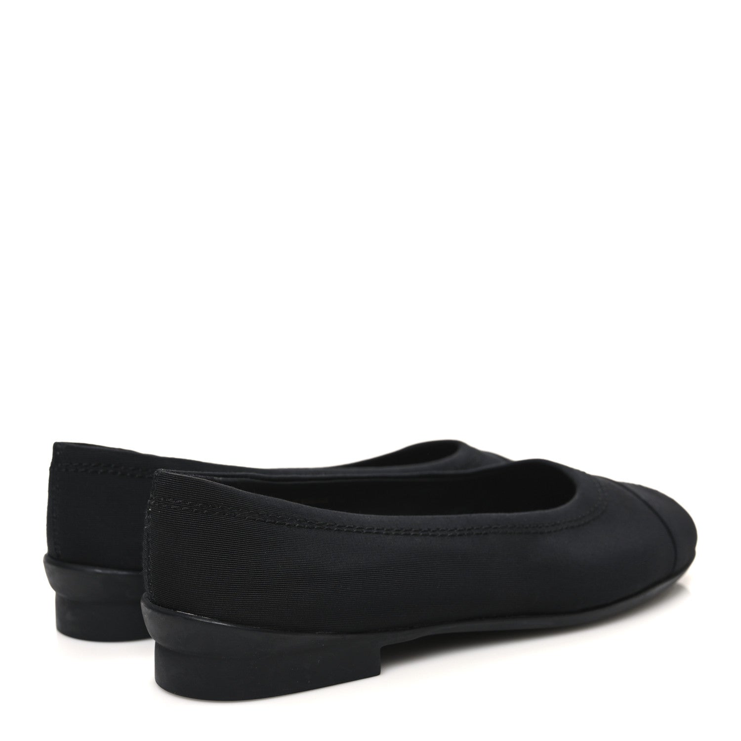 Grosgrain Cap Toe Uniform Ballerina Flats 36.5 Black