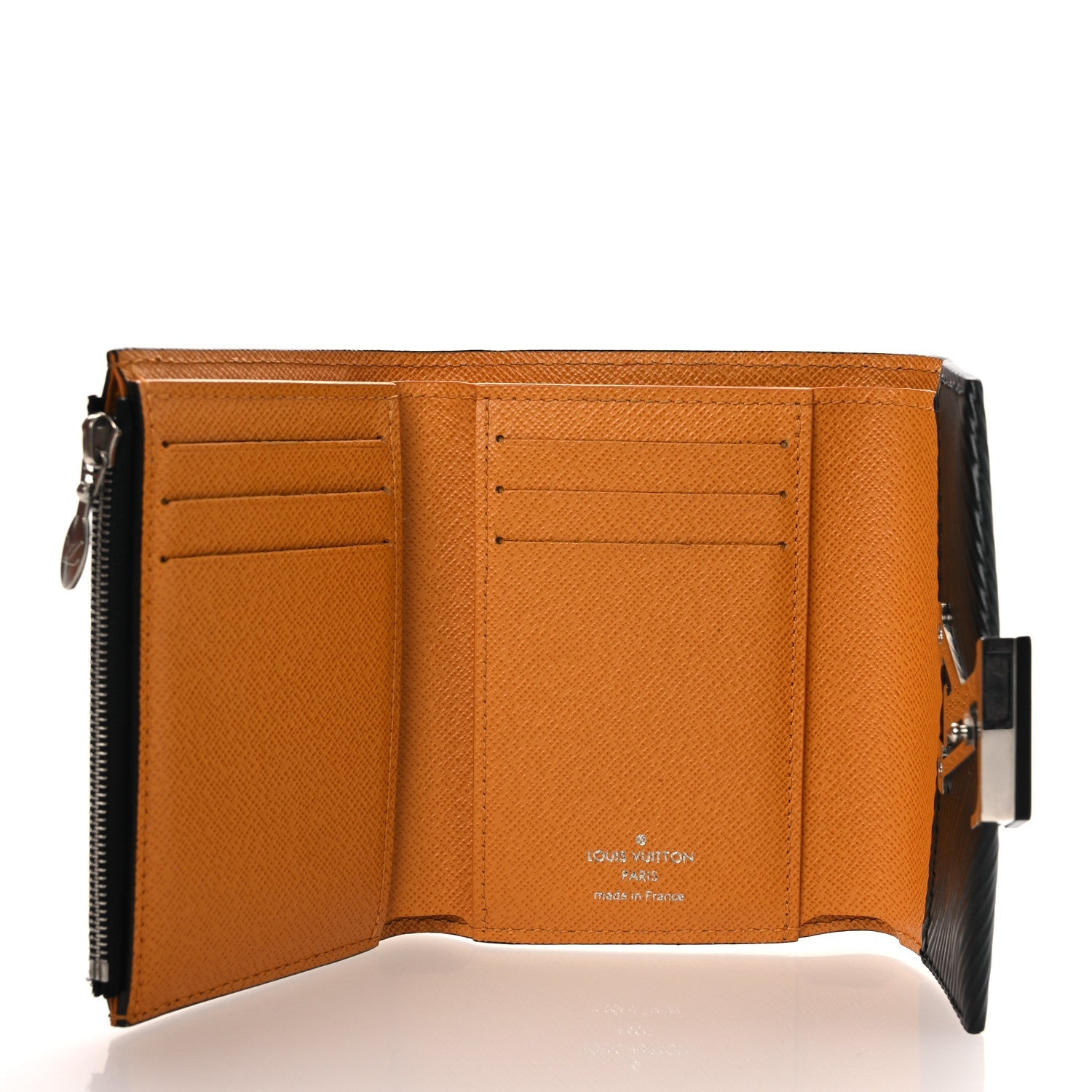 Epi Grenelle Compact Wallet Black