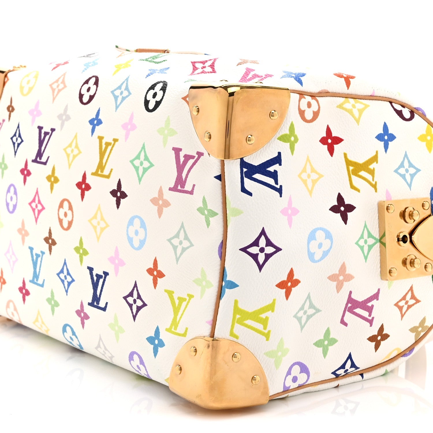 Monogram Multicolor Speedy 30 White