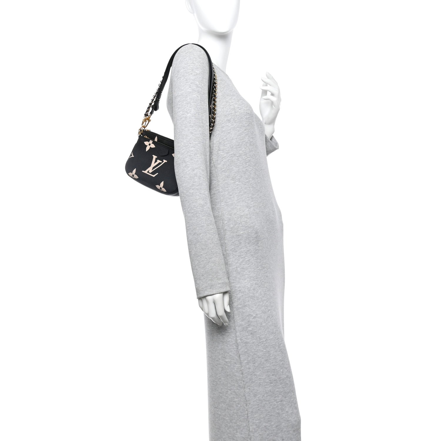 Empreinte Monogram Giant Multi Pochette Accessories Black Beige
