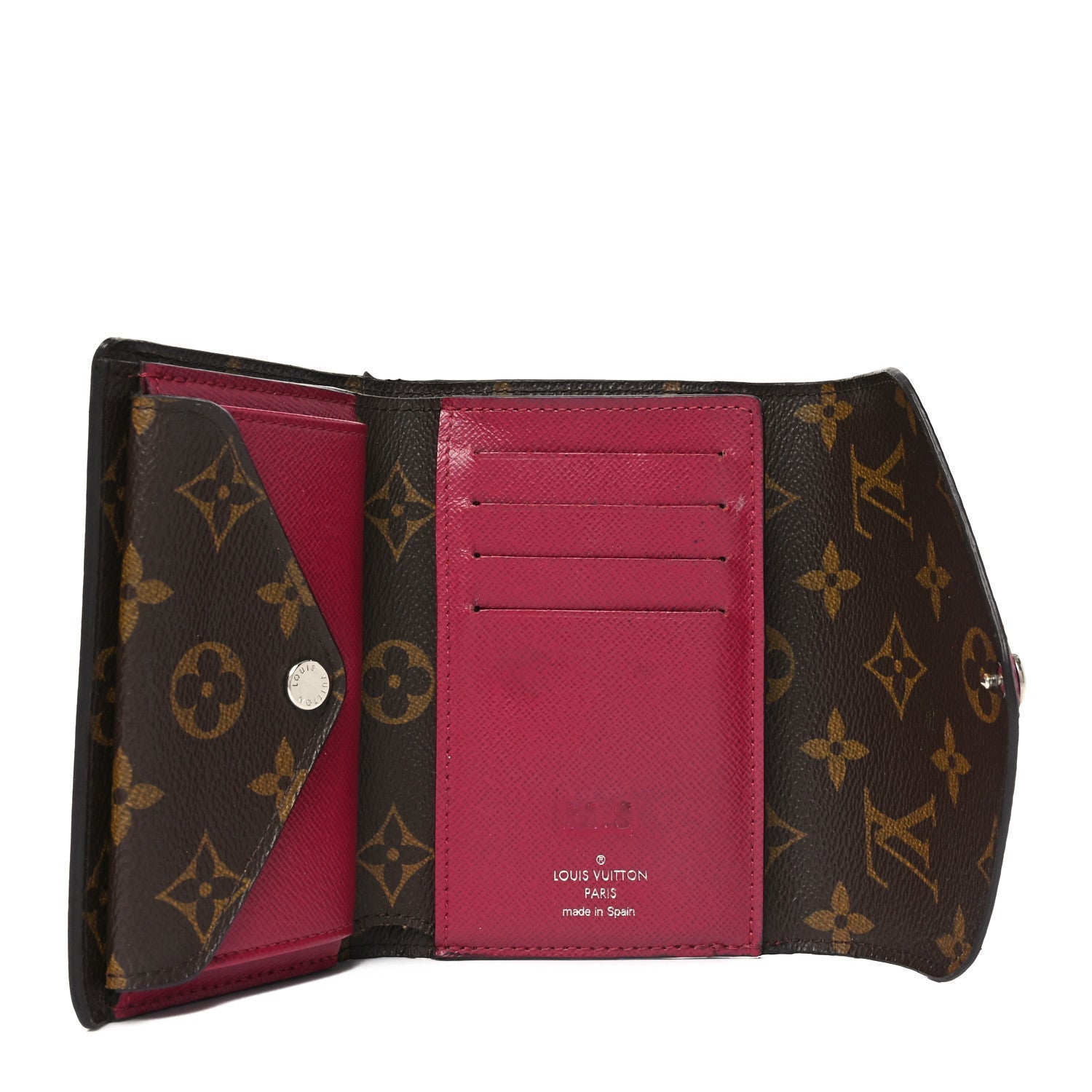 Epi Monogram Marie-Lou Compact Wallet Fuchsia