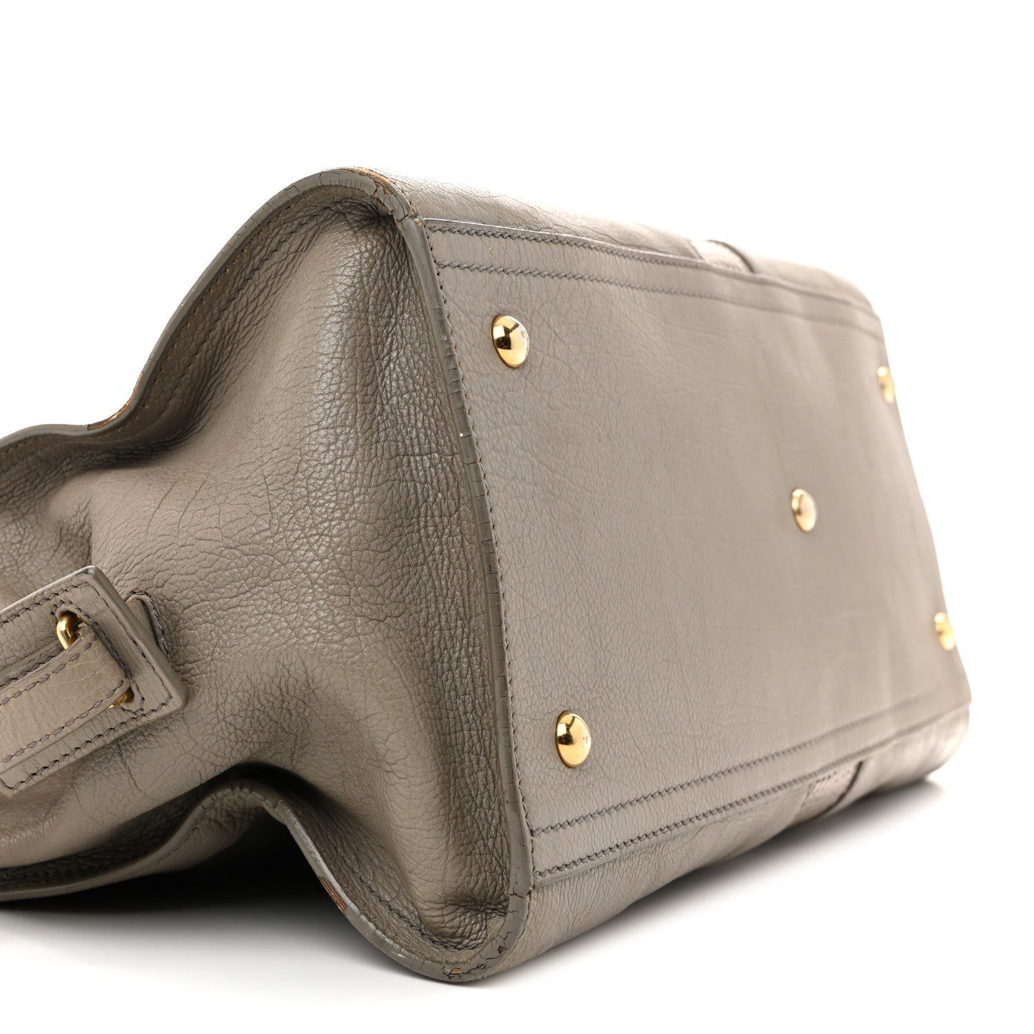 Calfskin Snakeskin Medium Cabas Chyc Beige