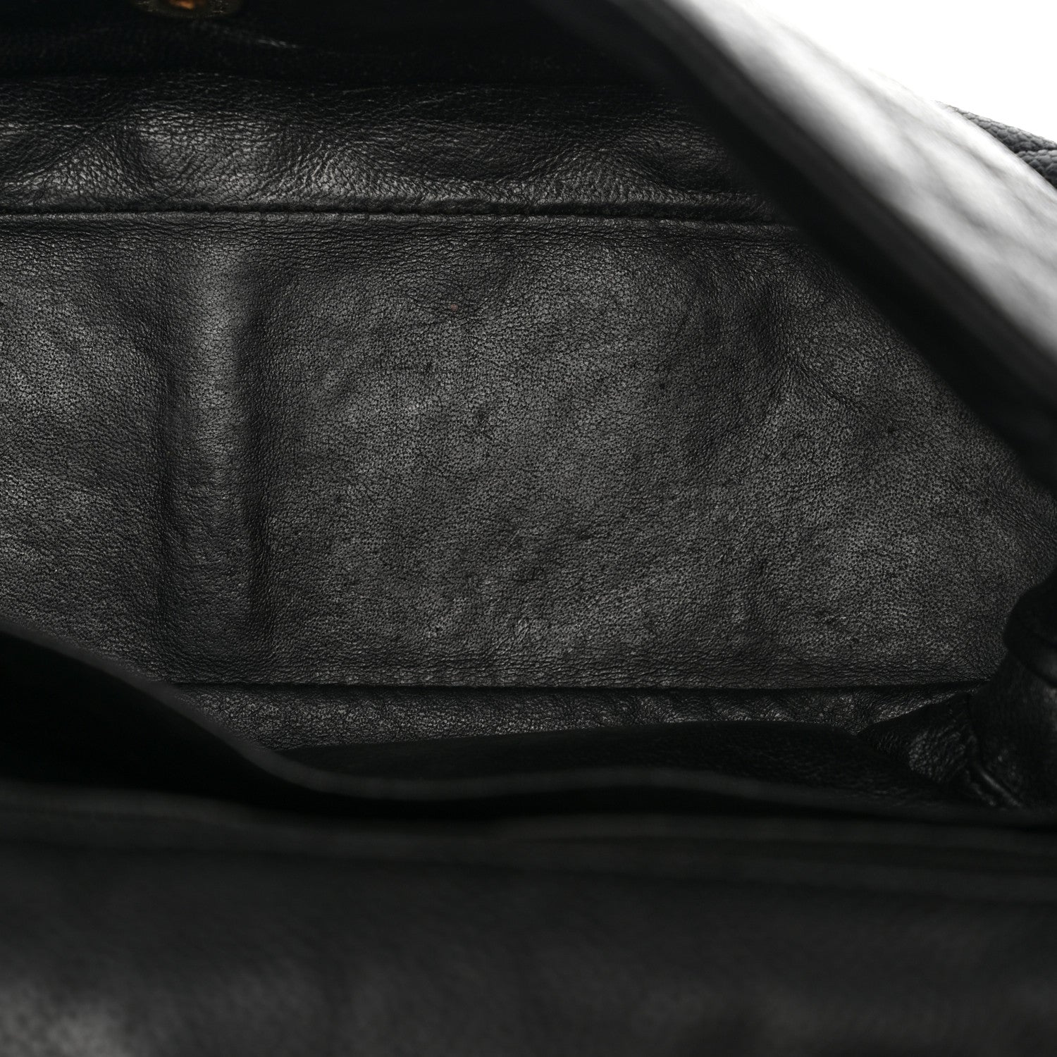 Caviar Quilted Jumbo Single Flap Black