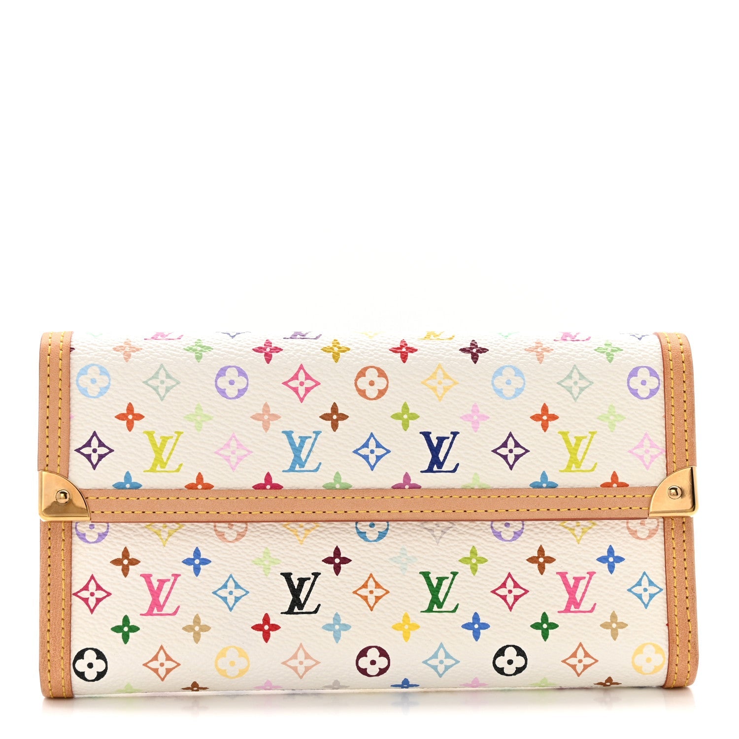 Monogram Multicolor Porte Tresor International Wallet White
