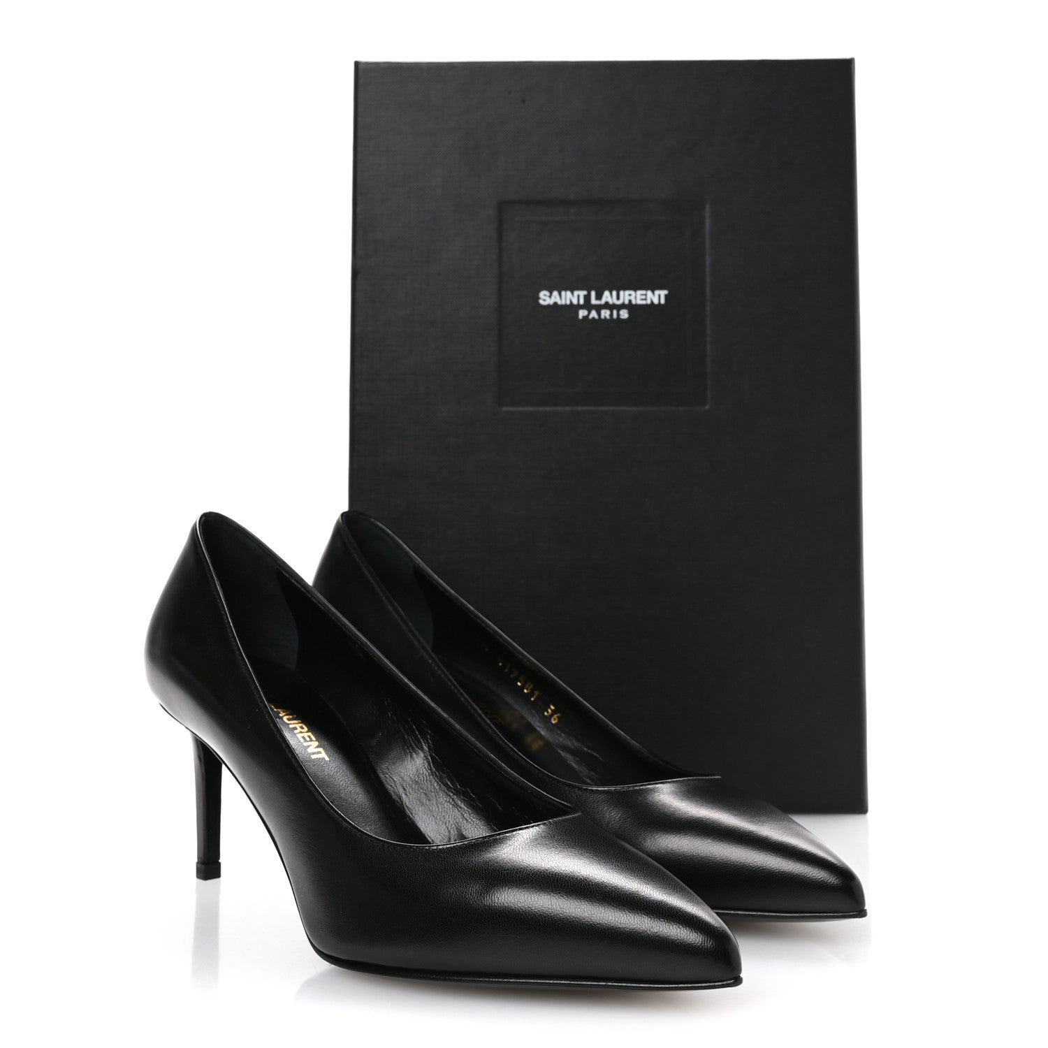 Calfskin Anja 85 Pumps 36 Black