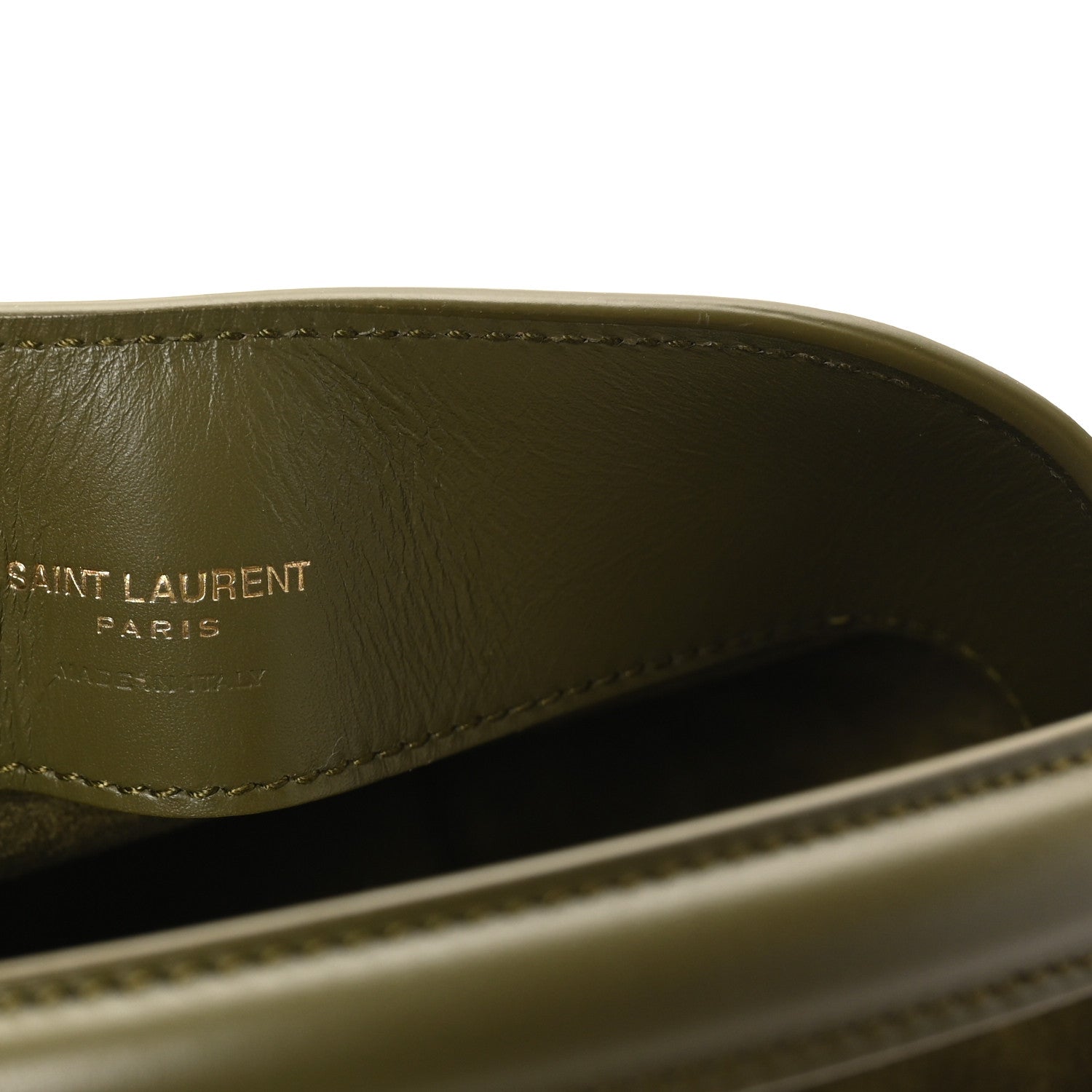Shiny Calfskin Le 37 Mini Bucket Bag Strong Moss