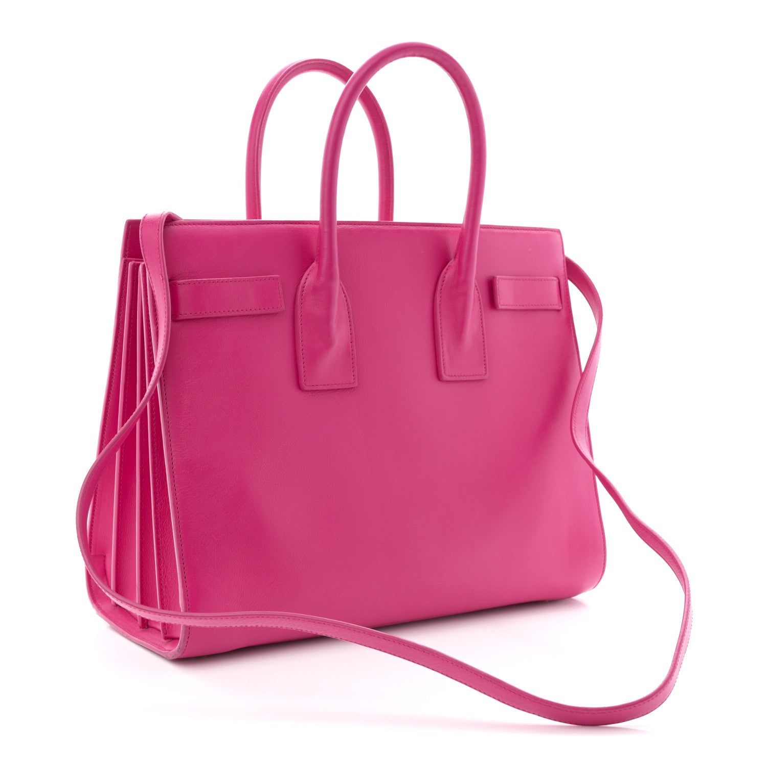 Calfskin Small Sac De Jour Lipstick Fuchsia