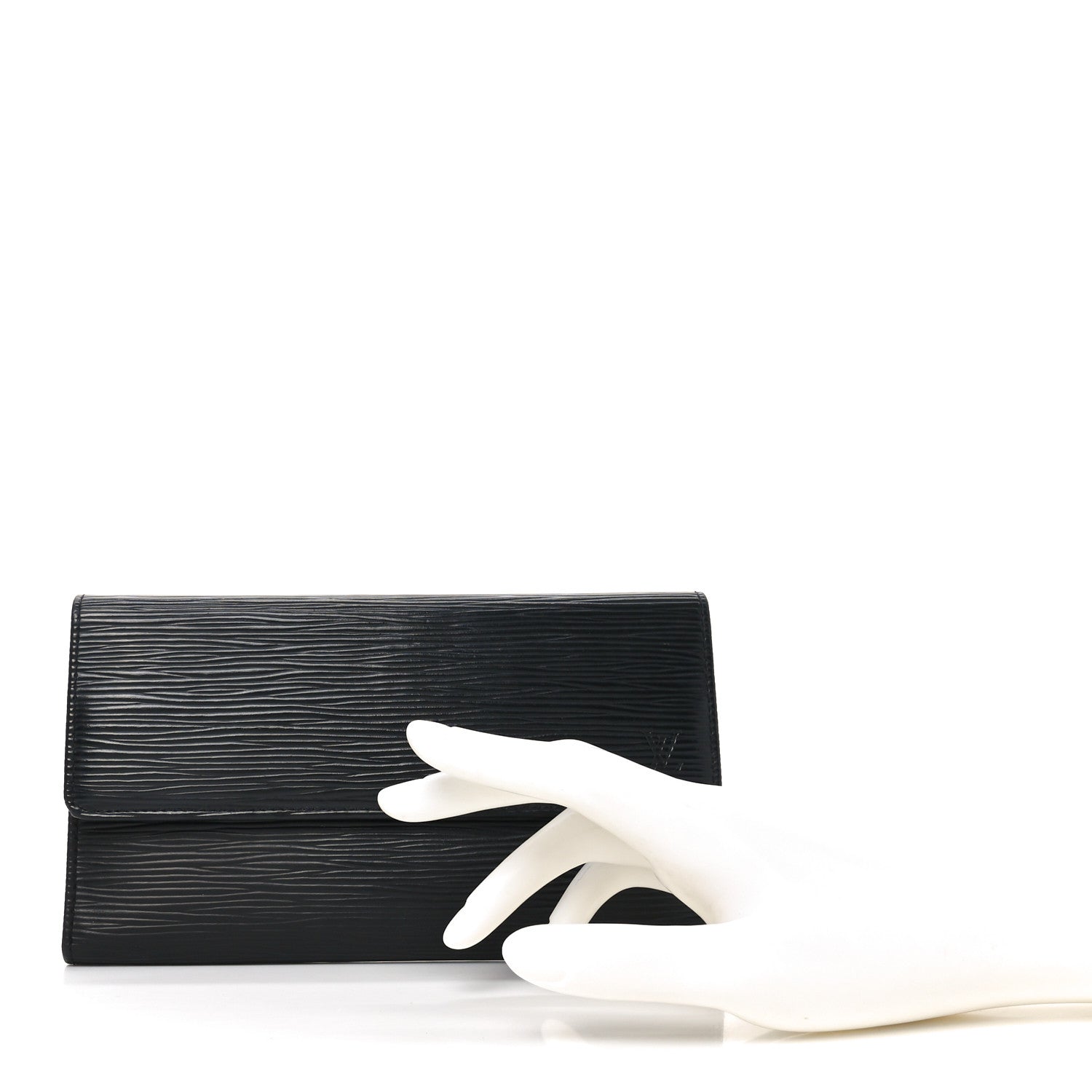 Epi Porte Tresor International Wallet Black