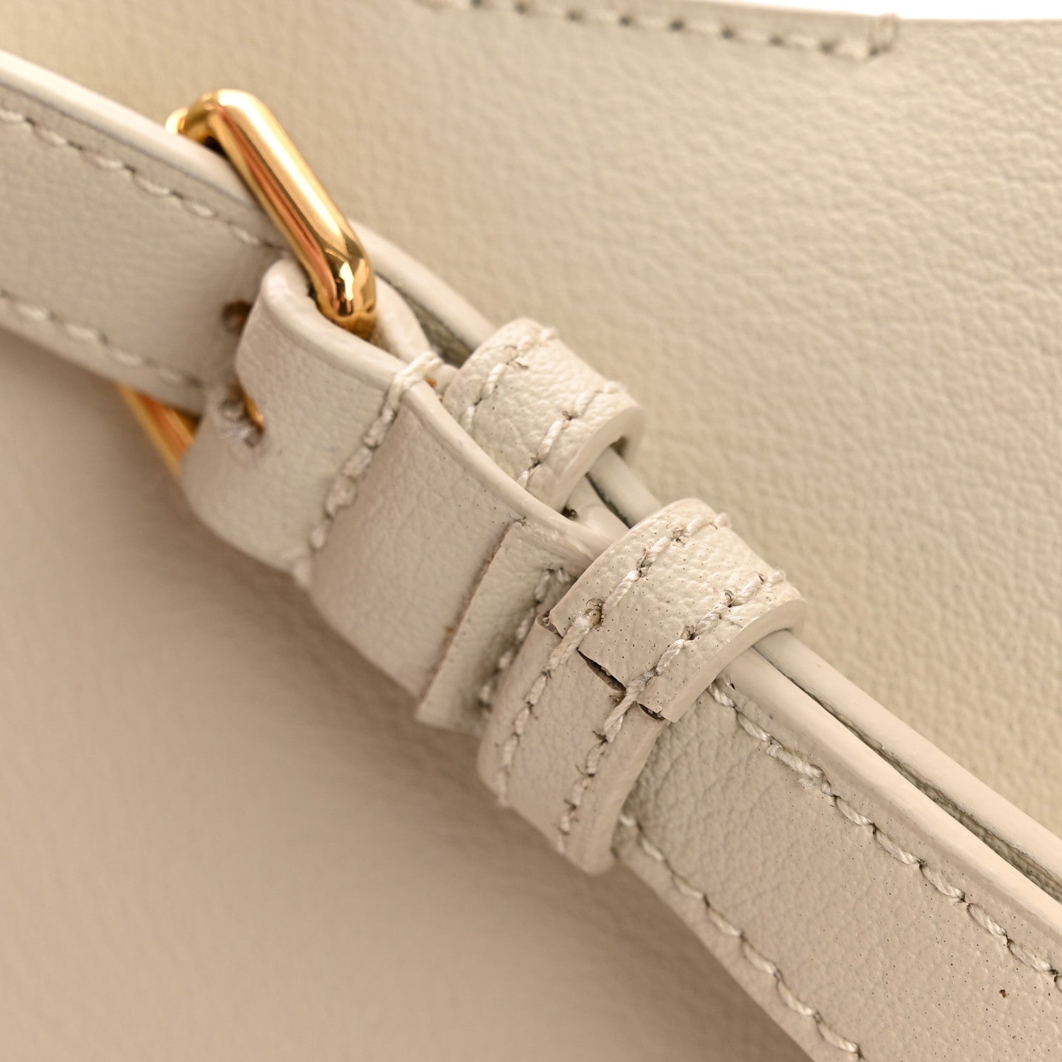 Calfskin North South Shopping Tote Crema Soft