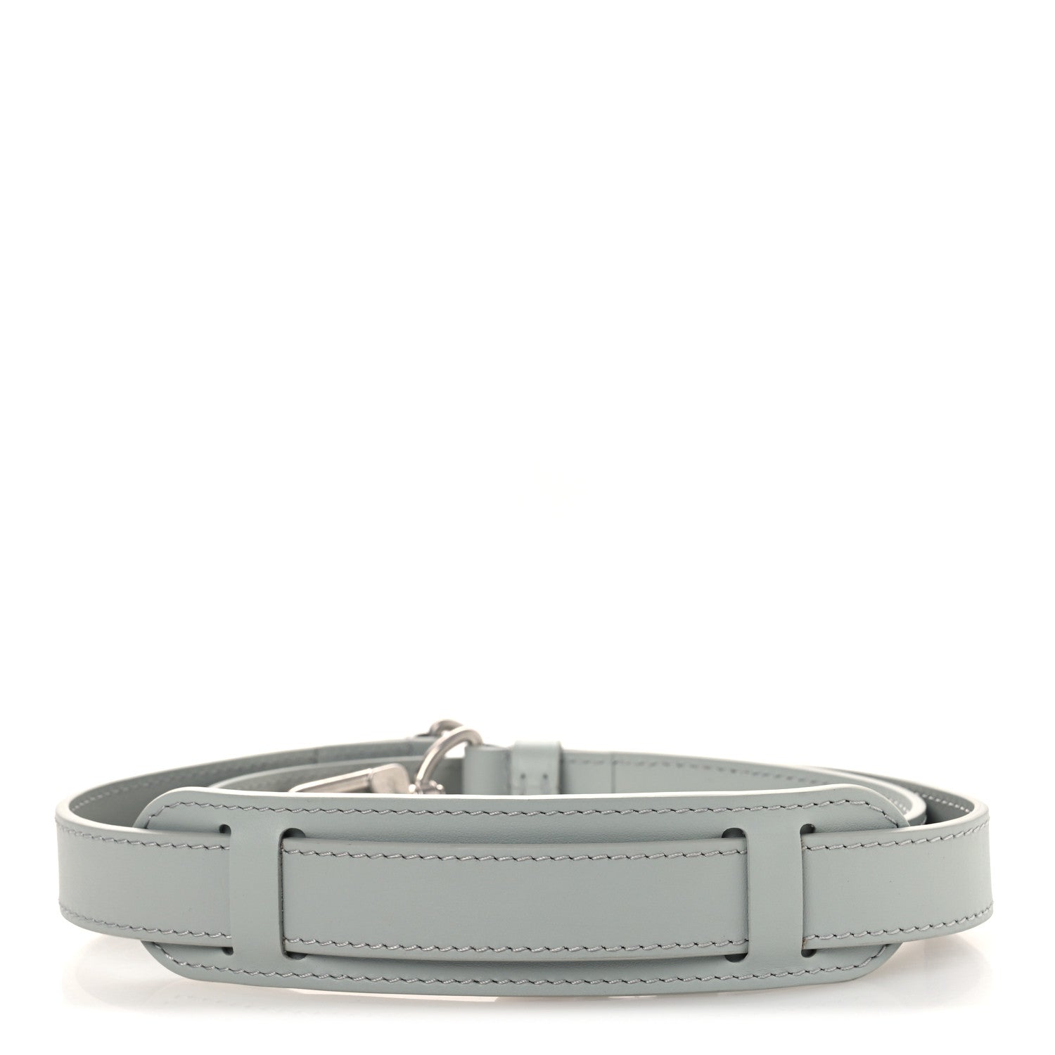 Calfskin Adjustable Keepall Bandouliere Shoulder Strap Grey