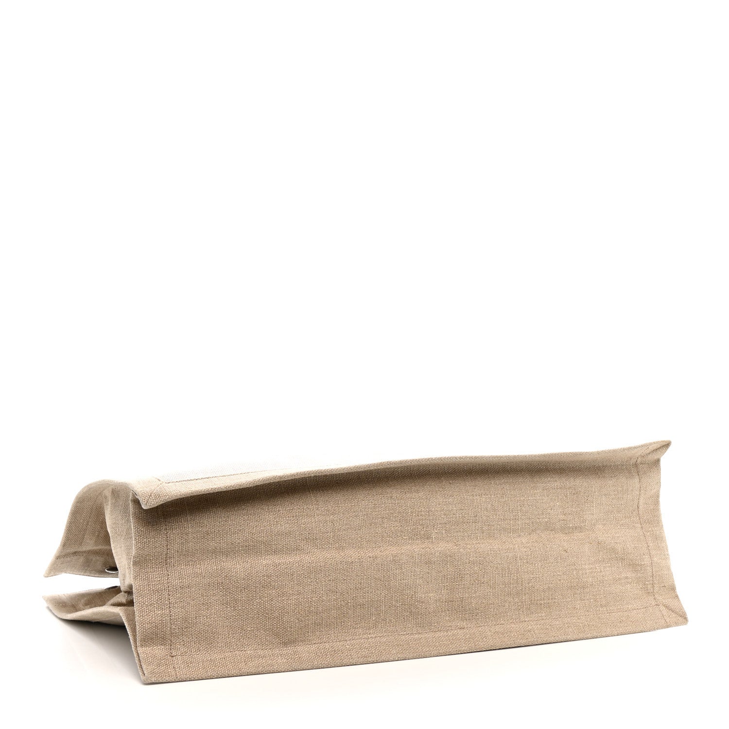Linen Calfskin Rive Gauche Tote Optic White