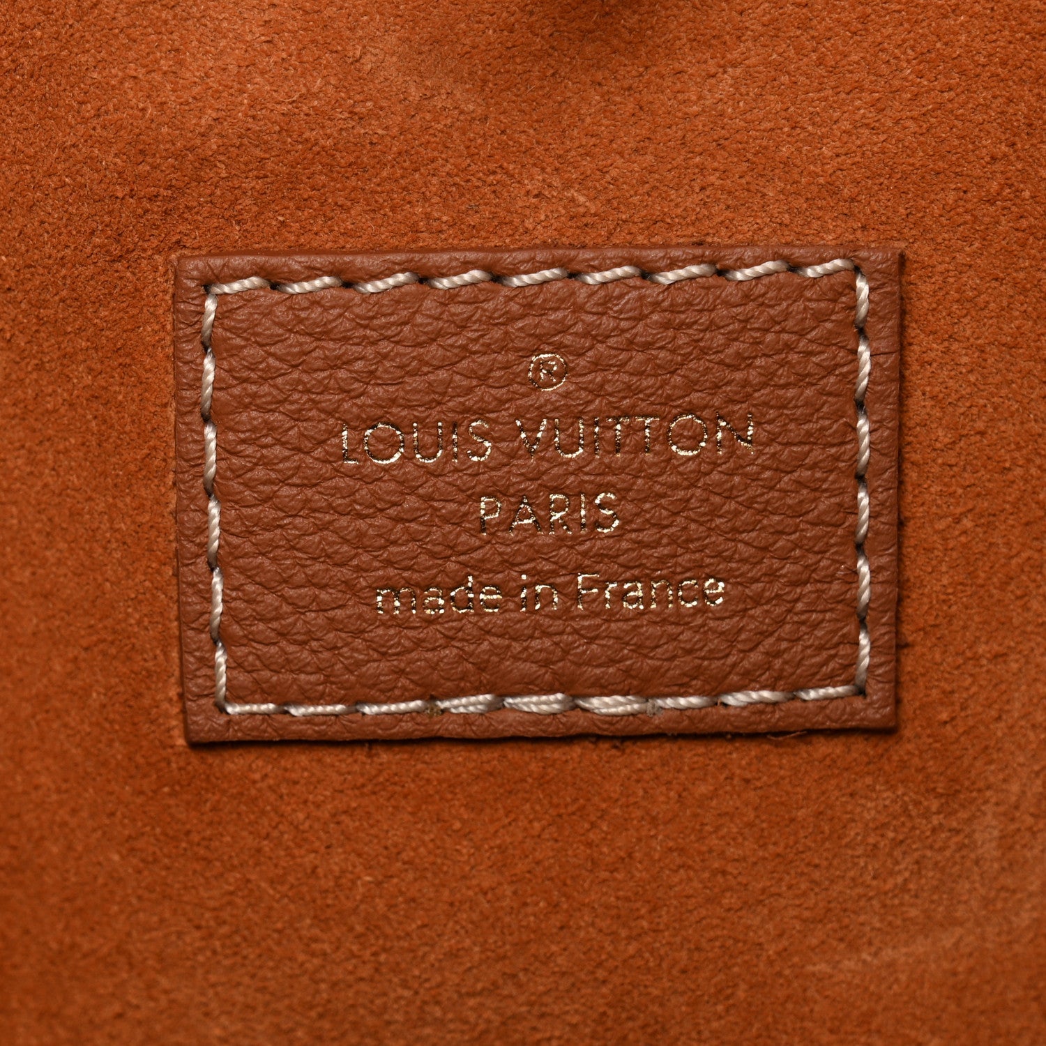 Grained Calfskin Low Key Hobo MM Cognac