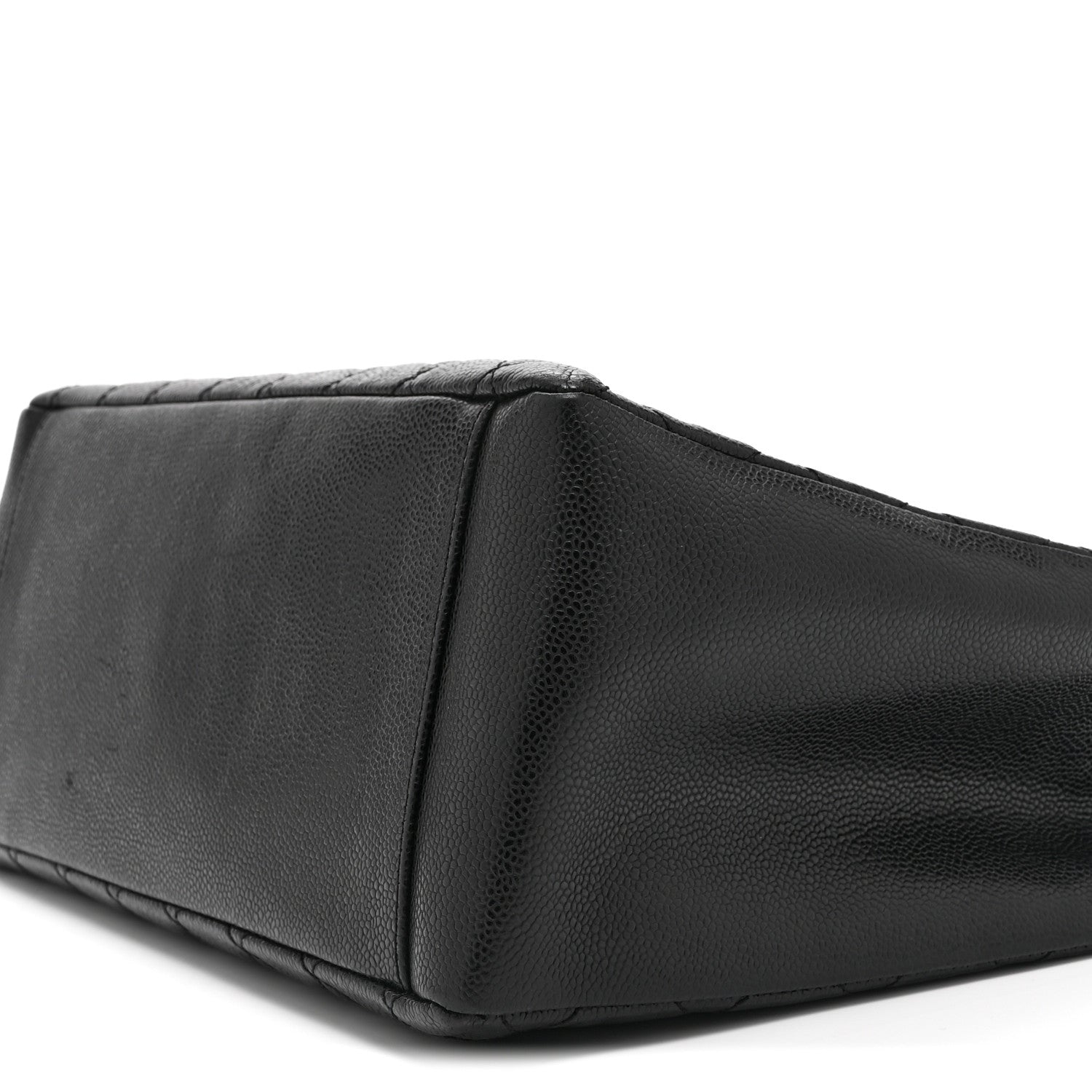 Caviar Quilted Grand Shopping Tote GST Black