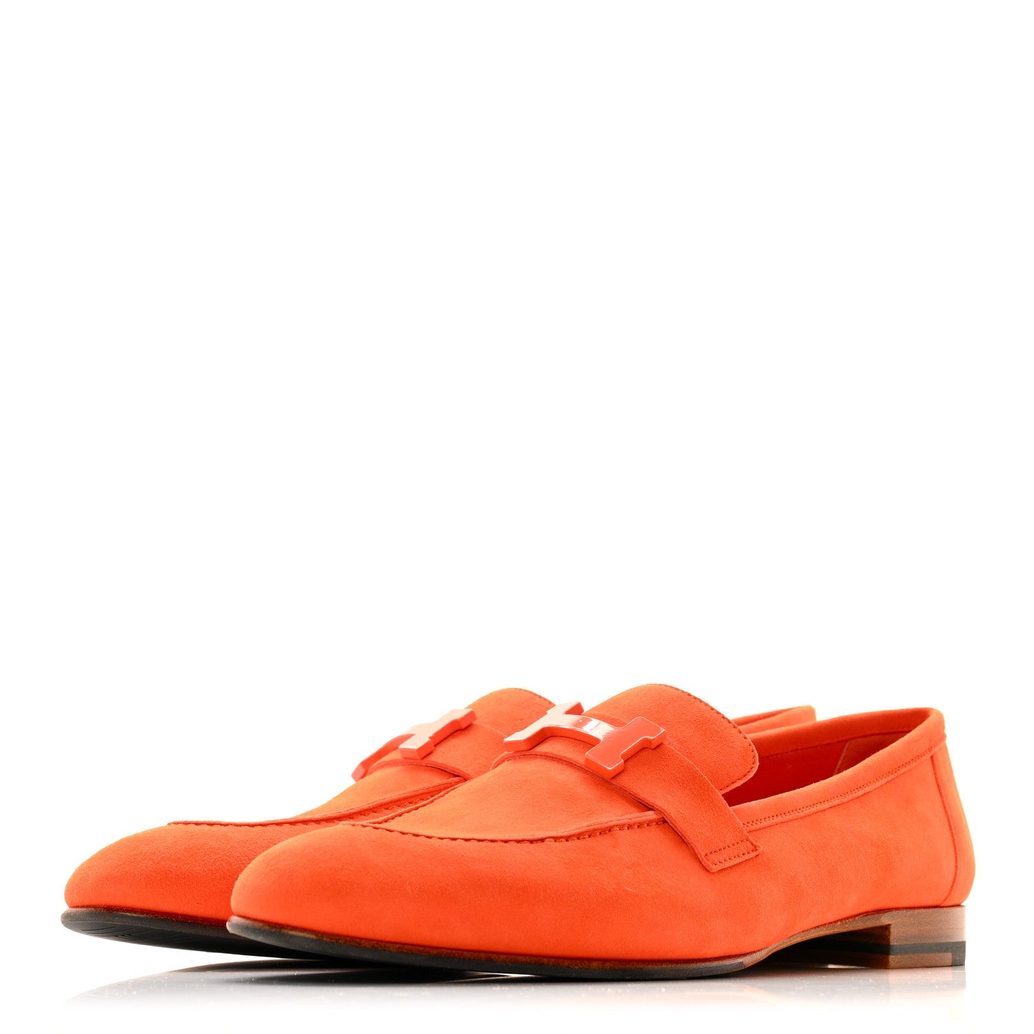 Suede Goatskin Paris Loafers 39.5 Feu