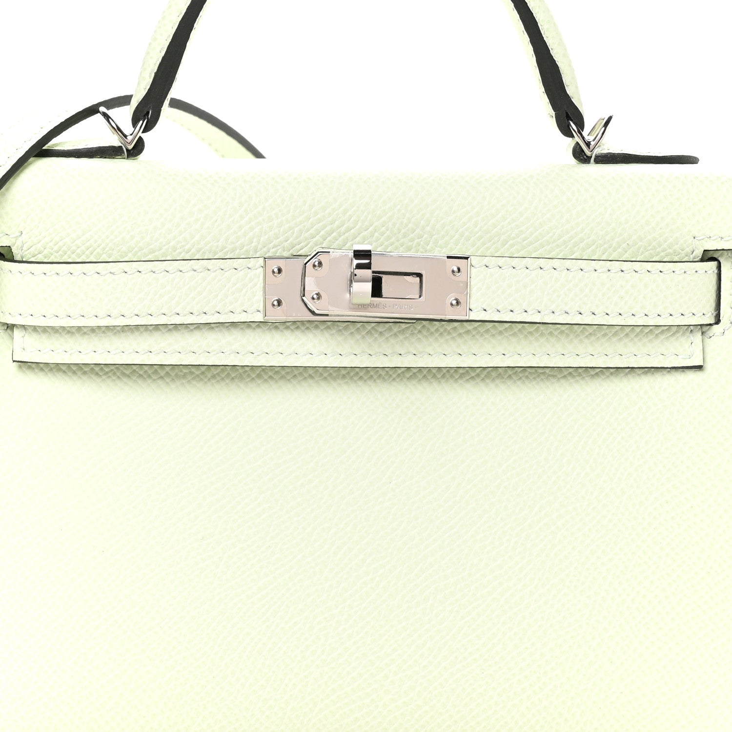 Epsom Mini Kelly Sellier 20 Vert Fizz