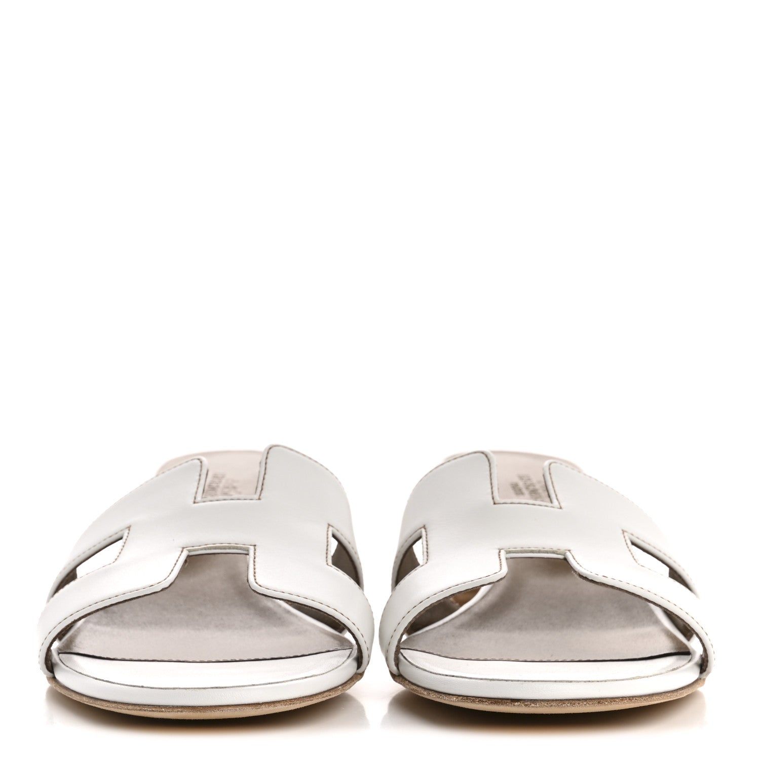 Calfskin Oasis Sandals 39.5 White