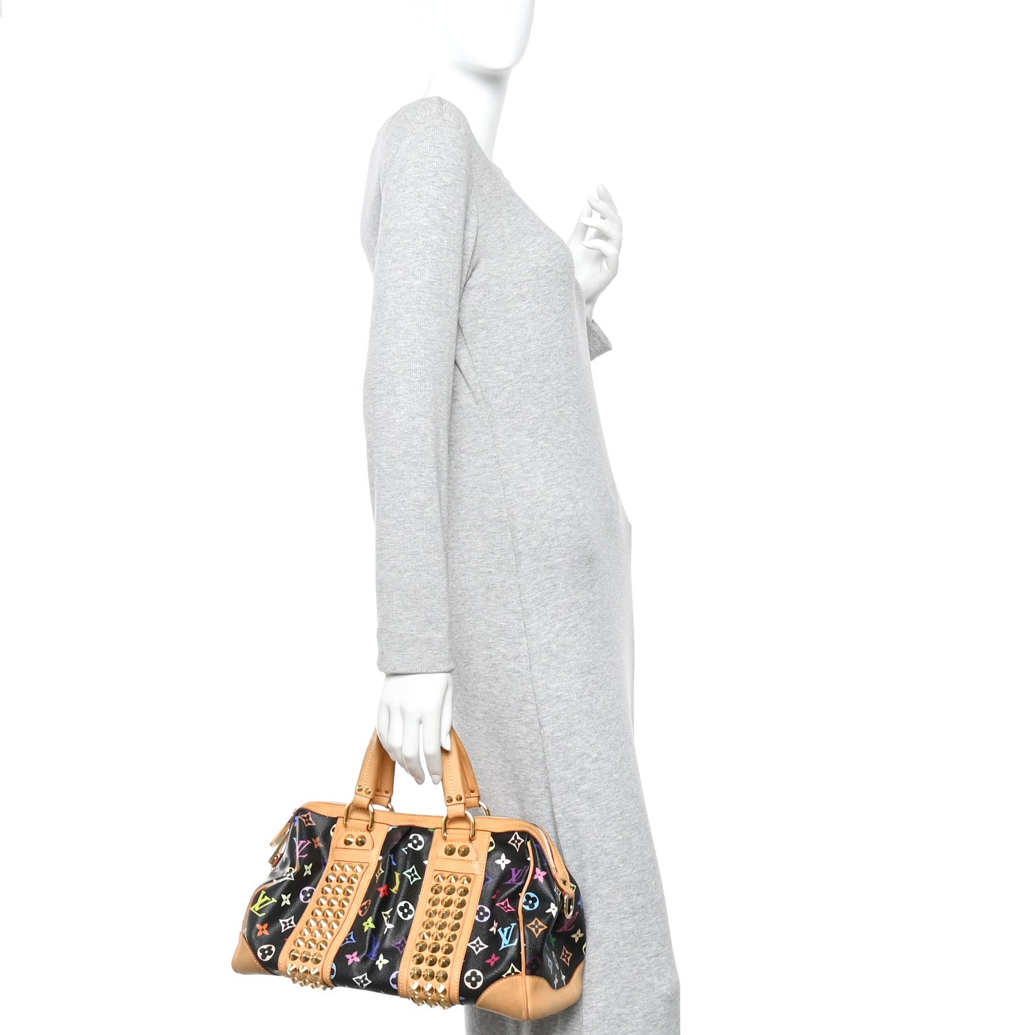Monogram Multicolor Courtney MM Black