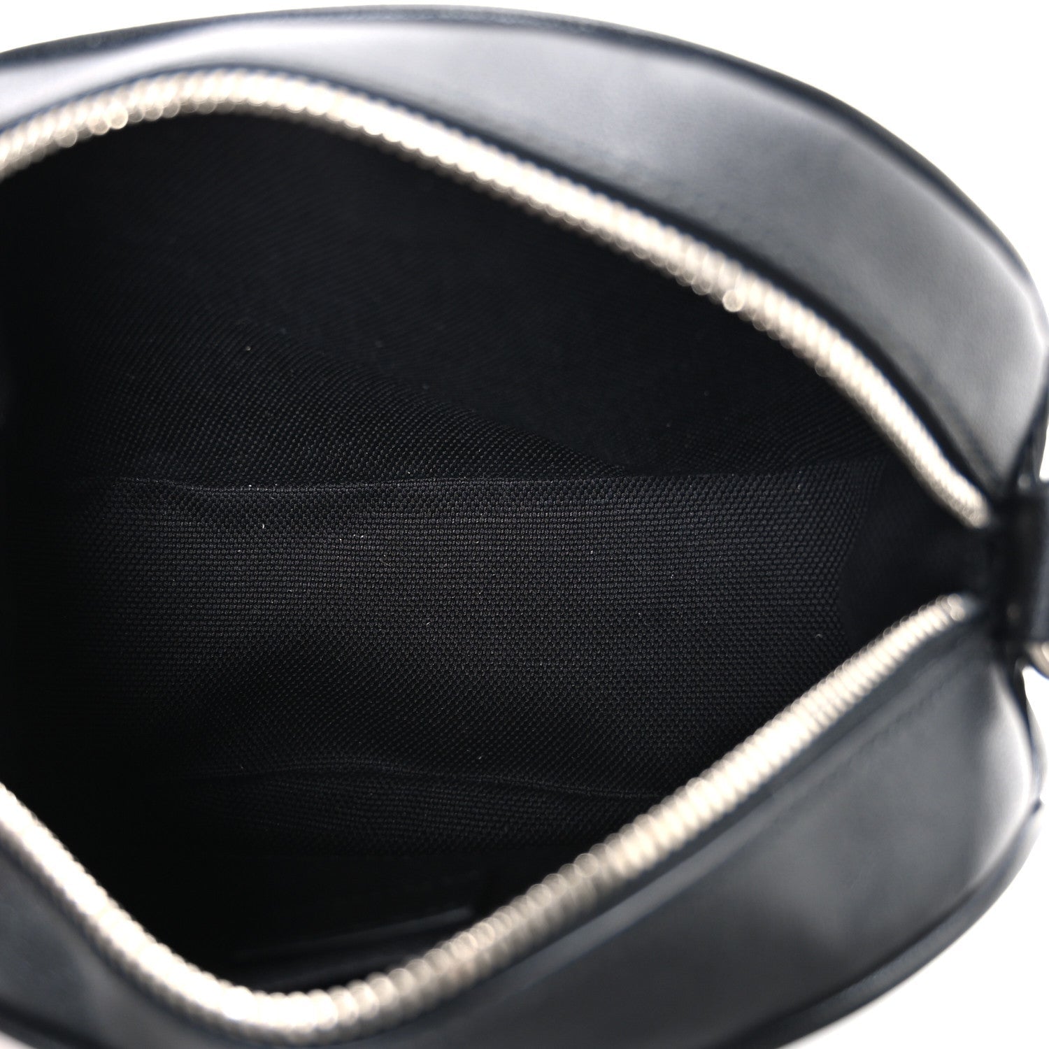 Sakai Be Green Calfskin Diagonal Stitched Mini Blondie Shoulder Bag Black