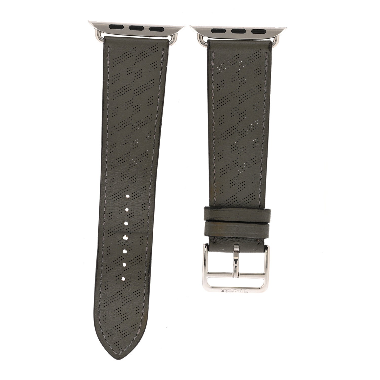 Swift 42mm H Diagonal Apple Watch Single Tour Band Gris Meyer