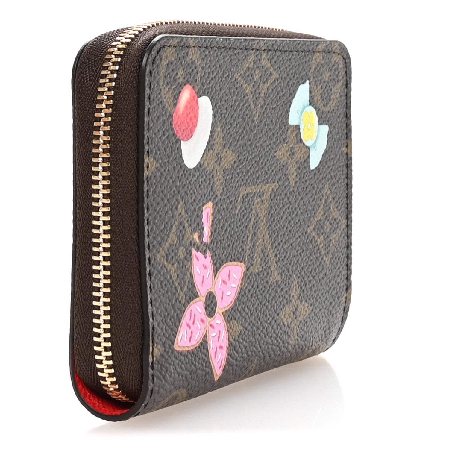 Monogram 2024 Christmas Animation Candy Factory Zippy Coin Purse  Candy Red