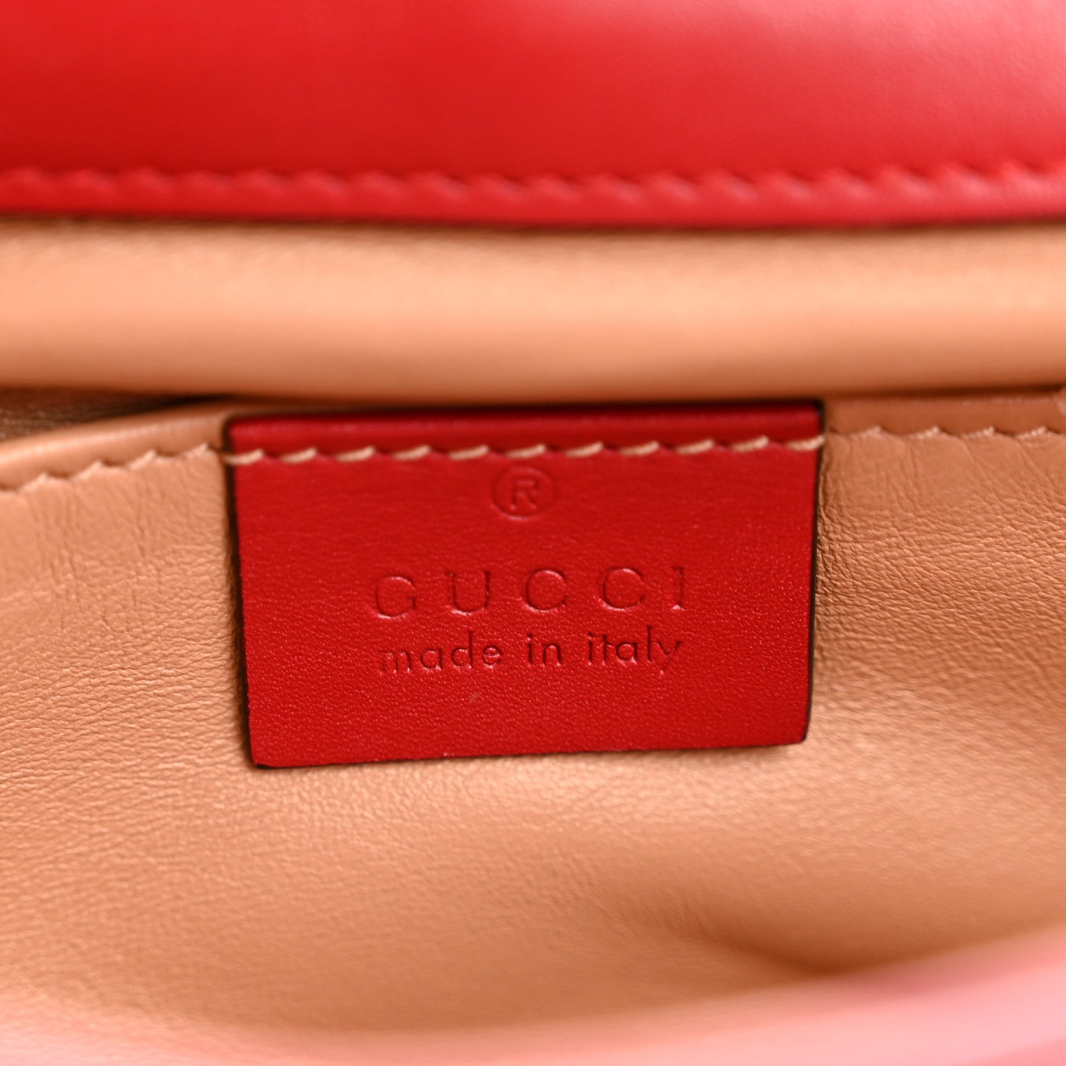 Nappa Pearl Studded Mini Queen Margaret Broadway Shoulder Bag Hibiscus Red