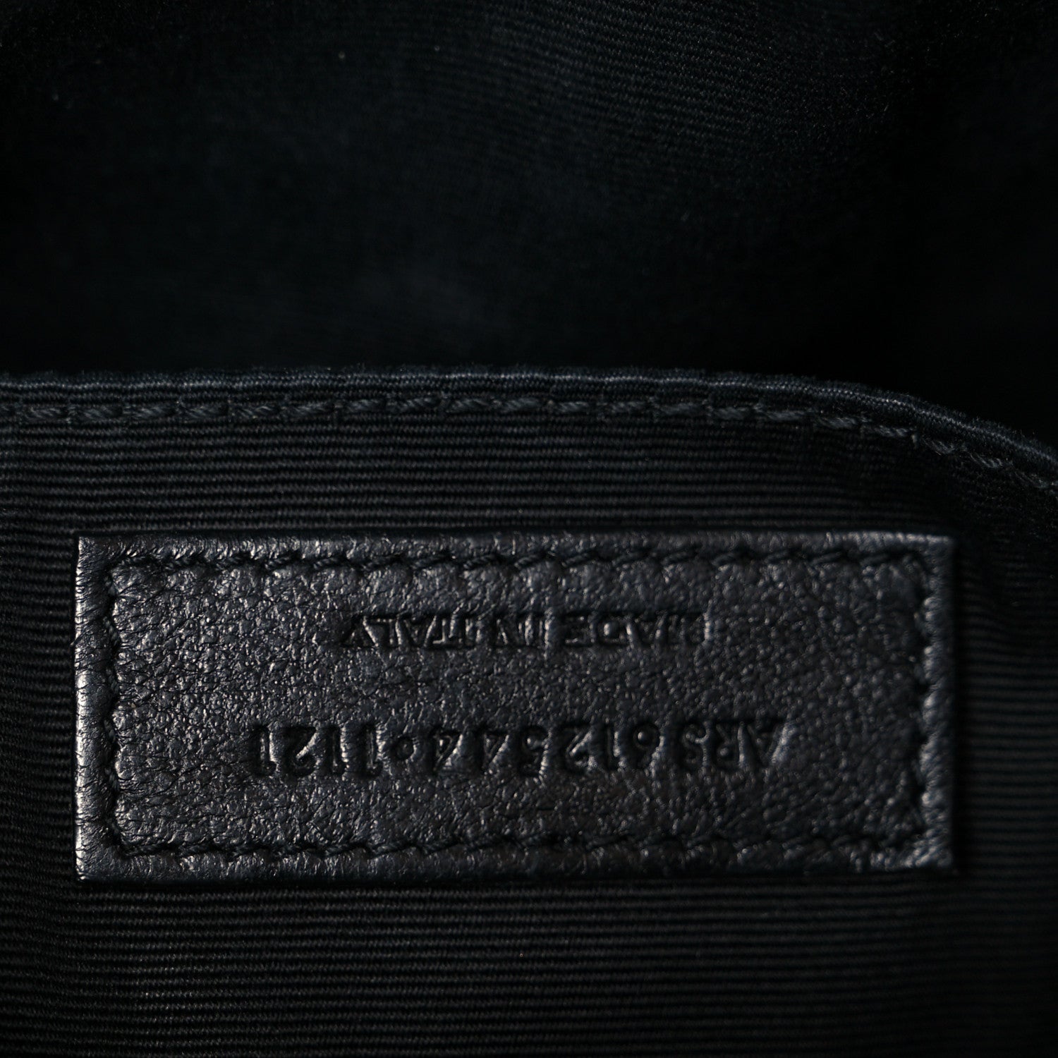 Calfskin Matelasse Monogram Monochrome Lou Camera Bag Black