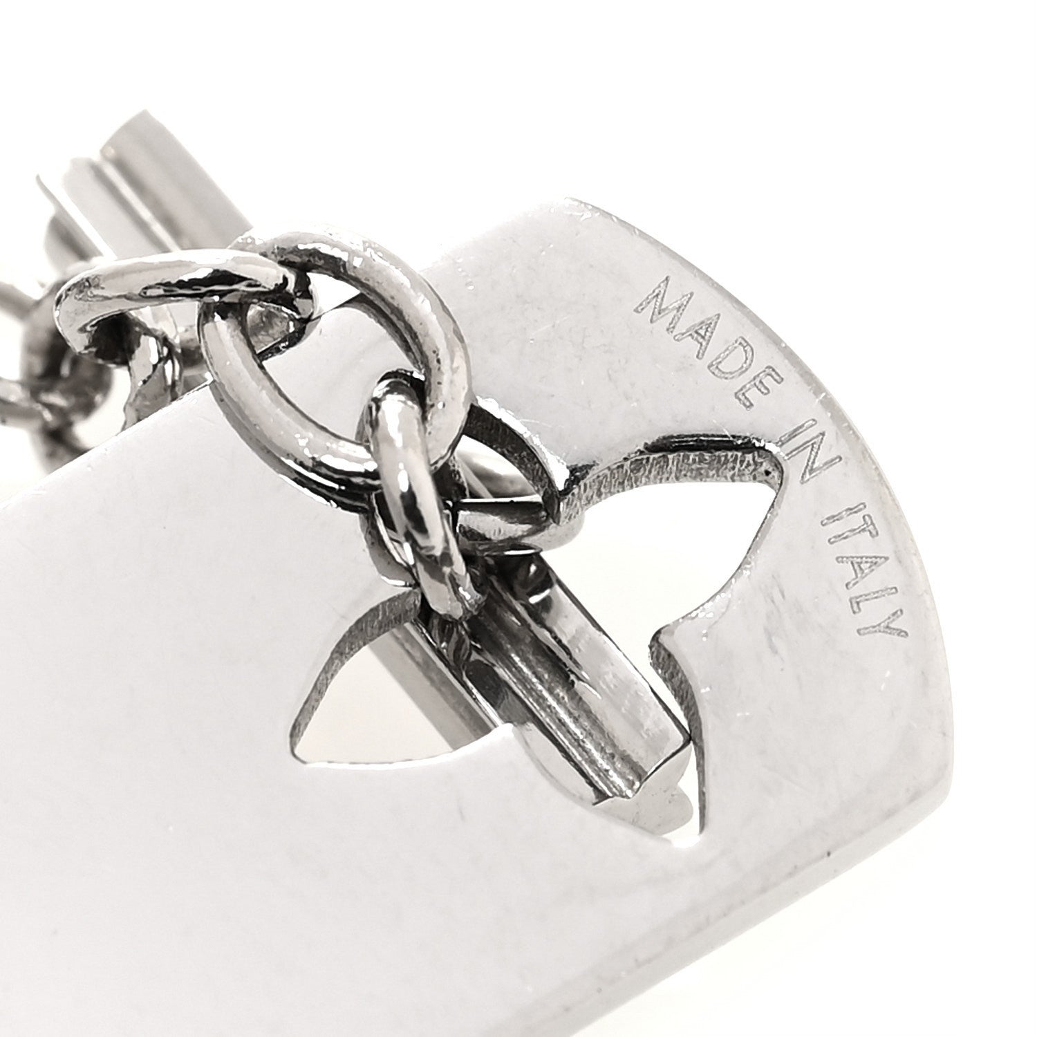 Monogram LV Double Chain Bracelet Silver