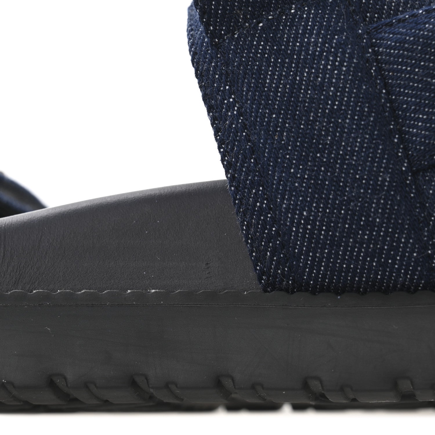 Denim Sunset Comfort Flat Sandals 37.5 Blue