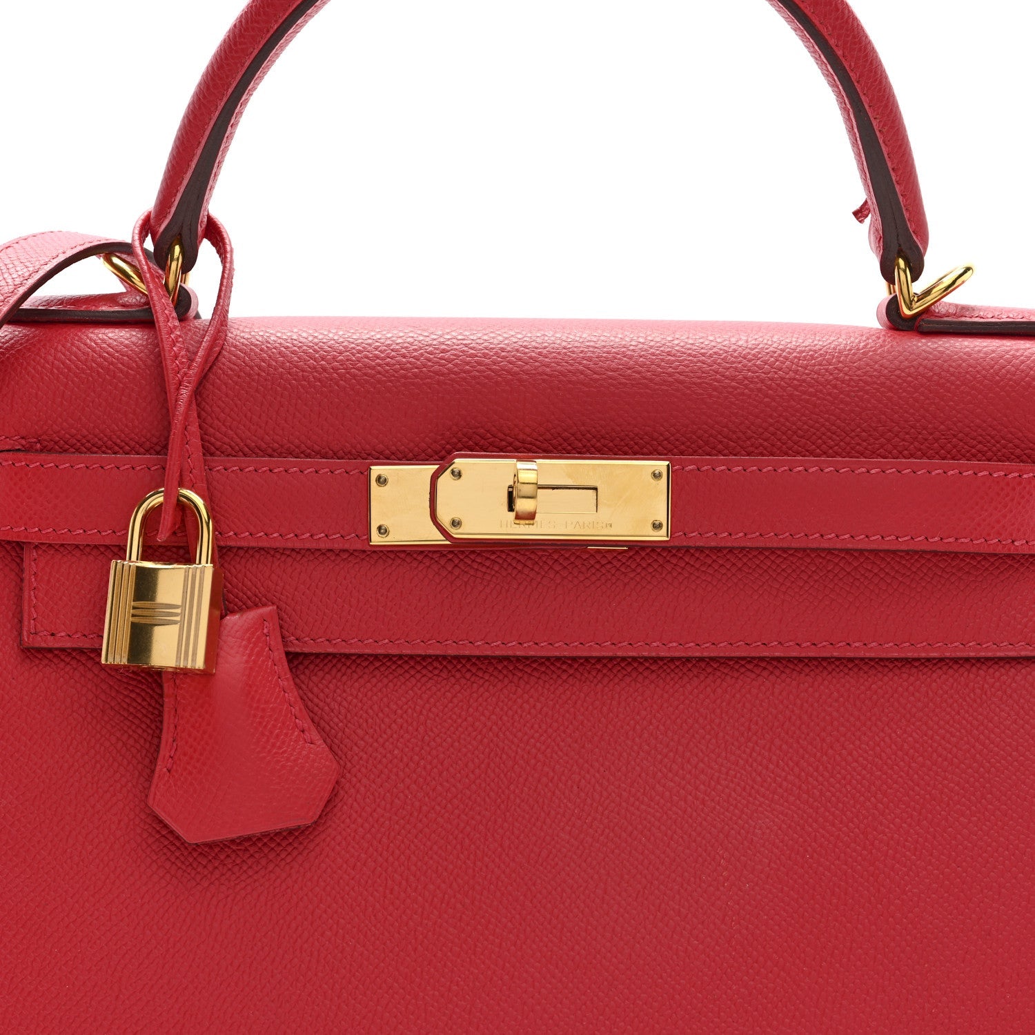 Epsom Kelly Sellier 28 Rouge Casaque